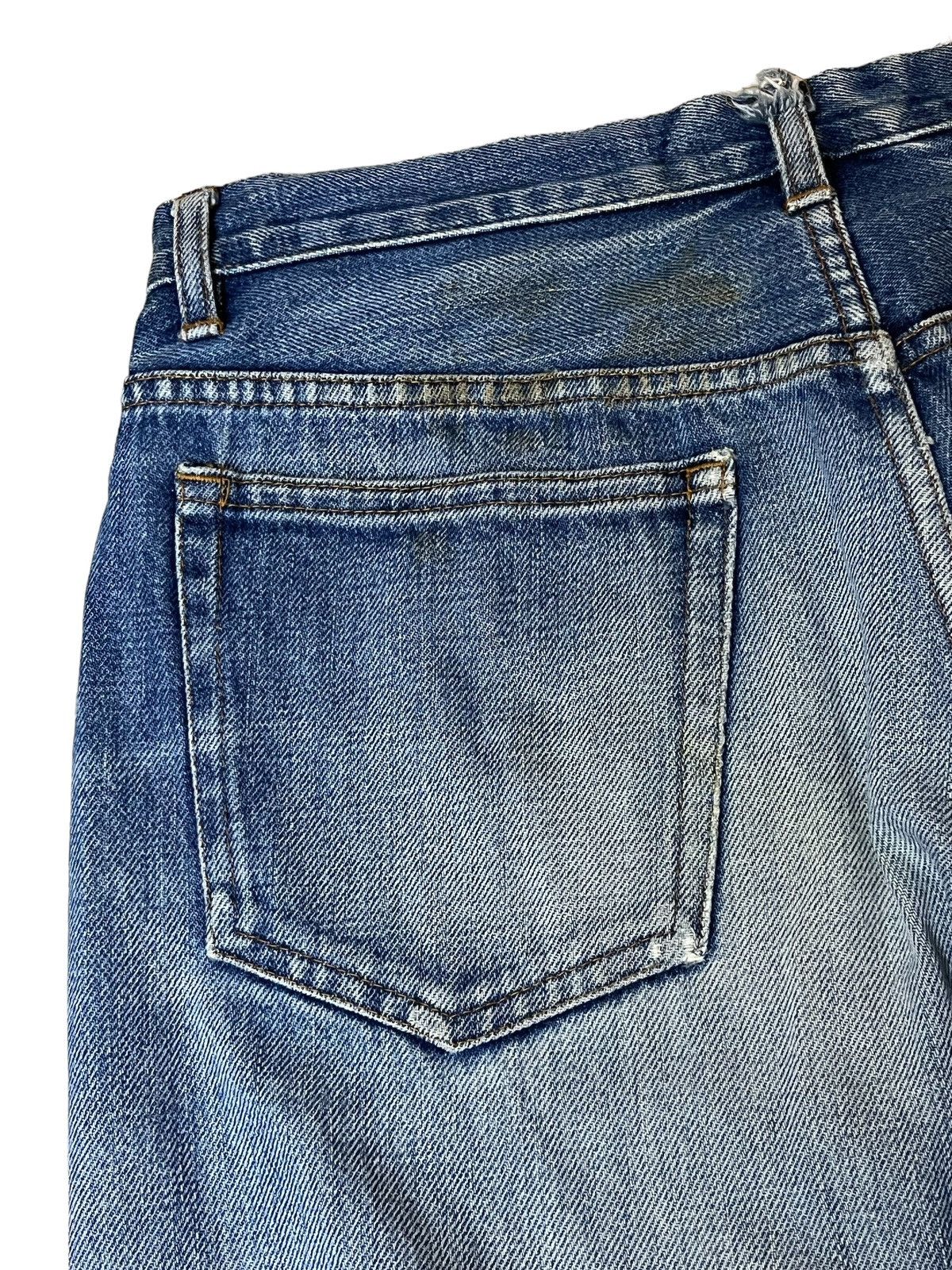 A.P.C. RIP🔥A.P.C RUE DE FLEURUS DISTRESSED SELVEDGE JEANS Size US 29 - 11 Thumbnail