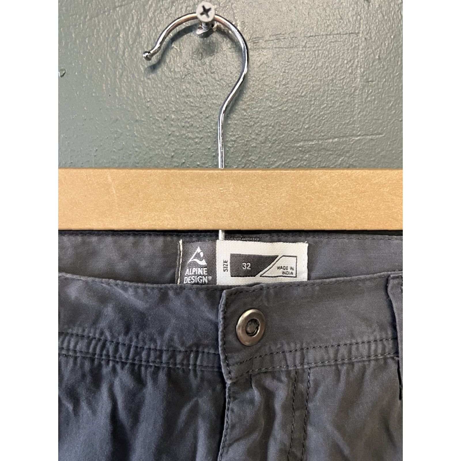 Vintage Alpine Designs Pants Mens Size 32 Gray Cargo Fleece Lined Outdoor Size US 32 / EU 48 - 3 Thumbnail