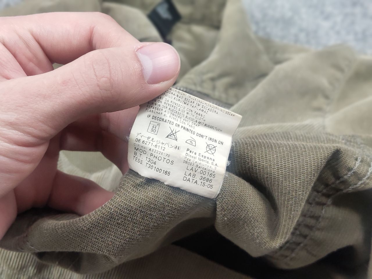 Diesel Vintage 90's Diesel corduroy Cropped jacket zip Long sleeve Size M / US 6-8 / IT 42-44 - 16 Thumbnail