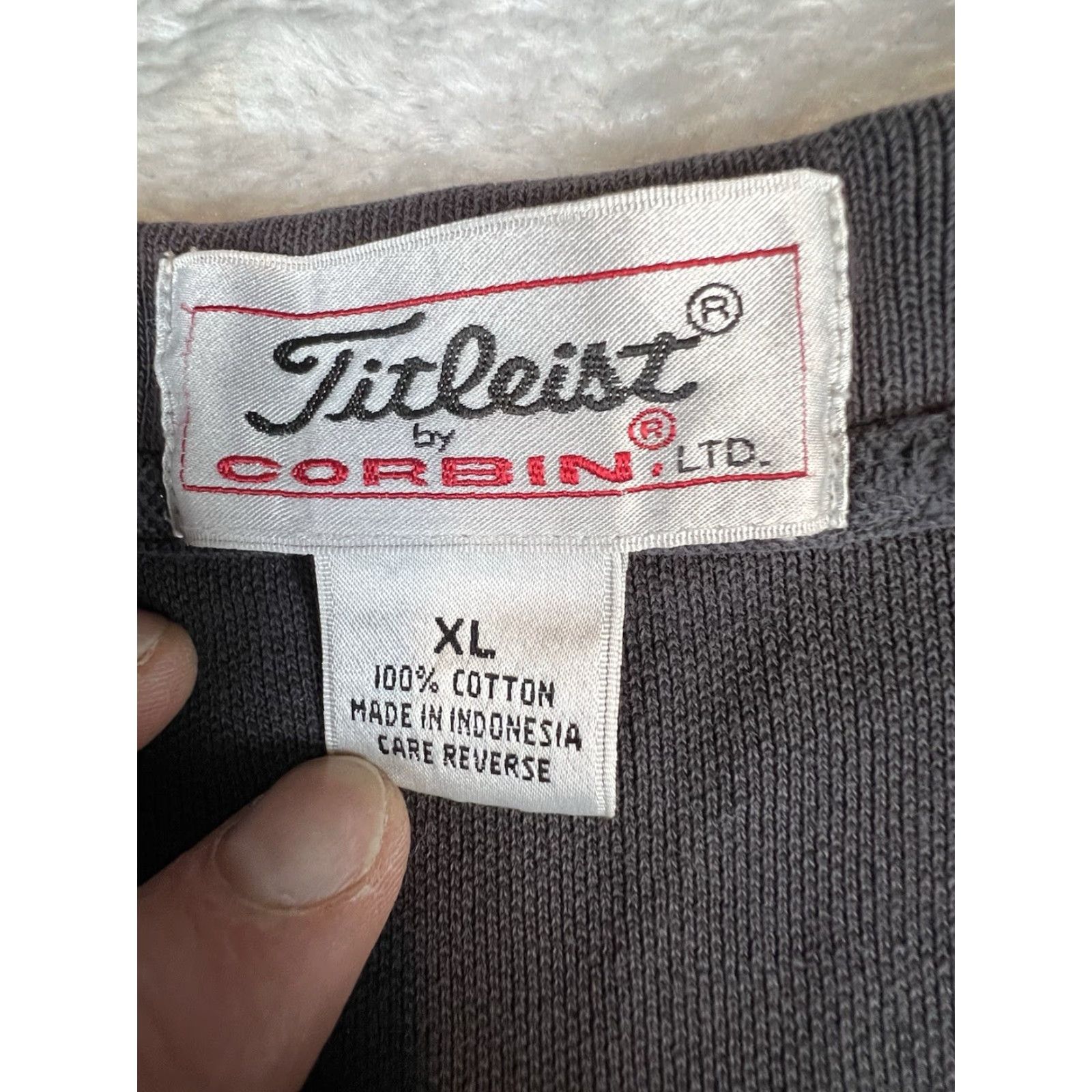 Titleist VINTAGE Titleist by Corbin Polo Shirt Men XL Black Golf Short Sleeve Collared Button Classic Casual Golf Apparel Mens XL Size US XL / EU 56 / 4 - 6 Thumbnail