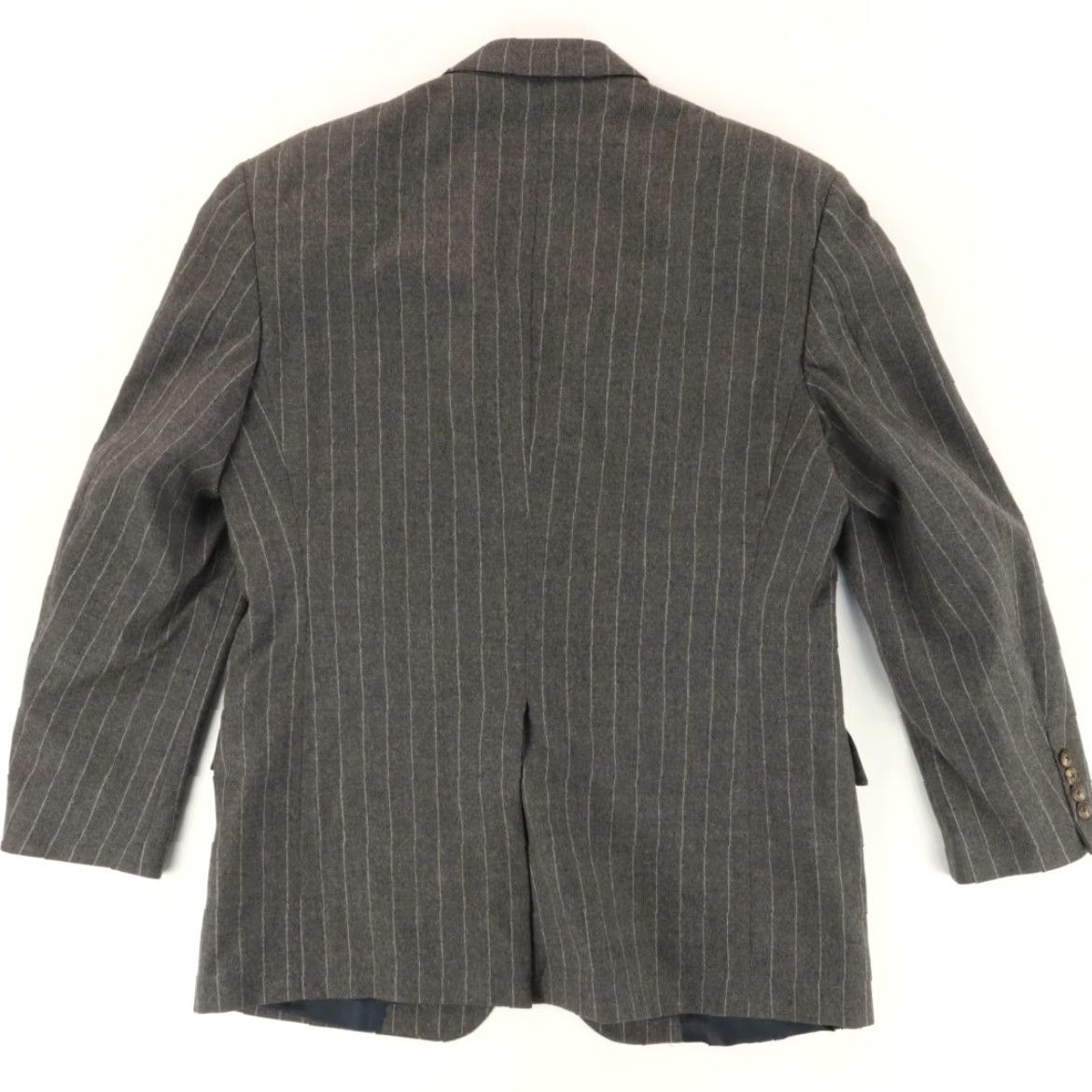 Polo Ralph Lauren Polo Ralph Lauren Cashmere Blend Pin Striped Blazer Charcoal Men's 42 Jacket Size US XL / EU 56 / 4 - 4 Thumbnail
