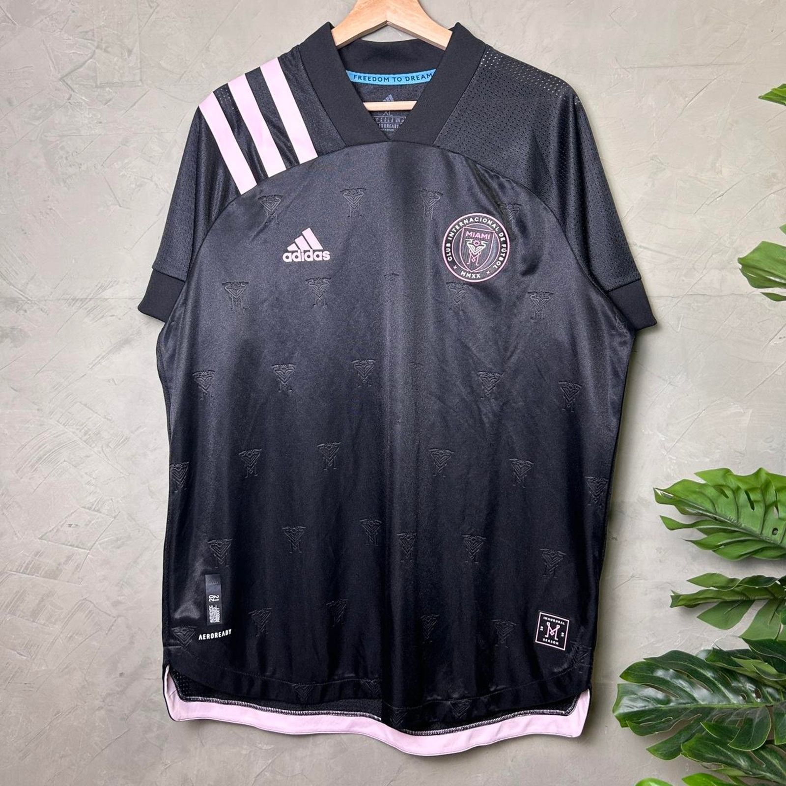 Adidas Adidas X Oasis Tour Jacquard Jersey Black XL Brand