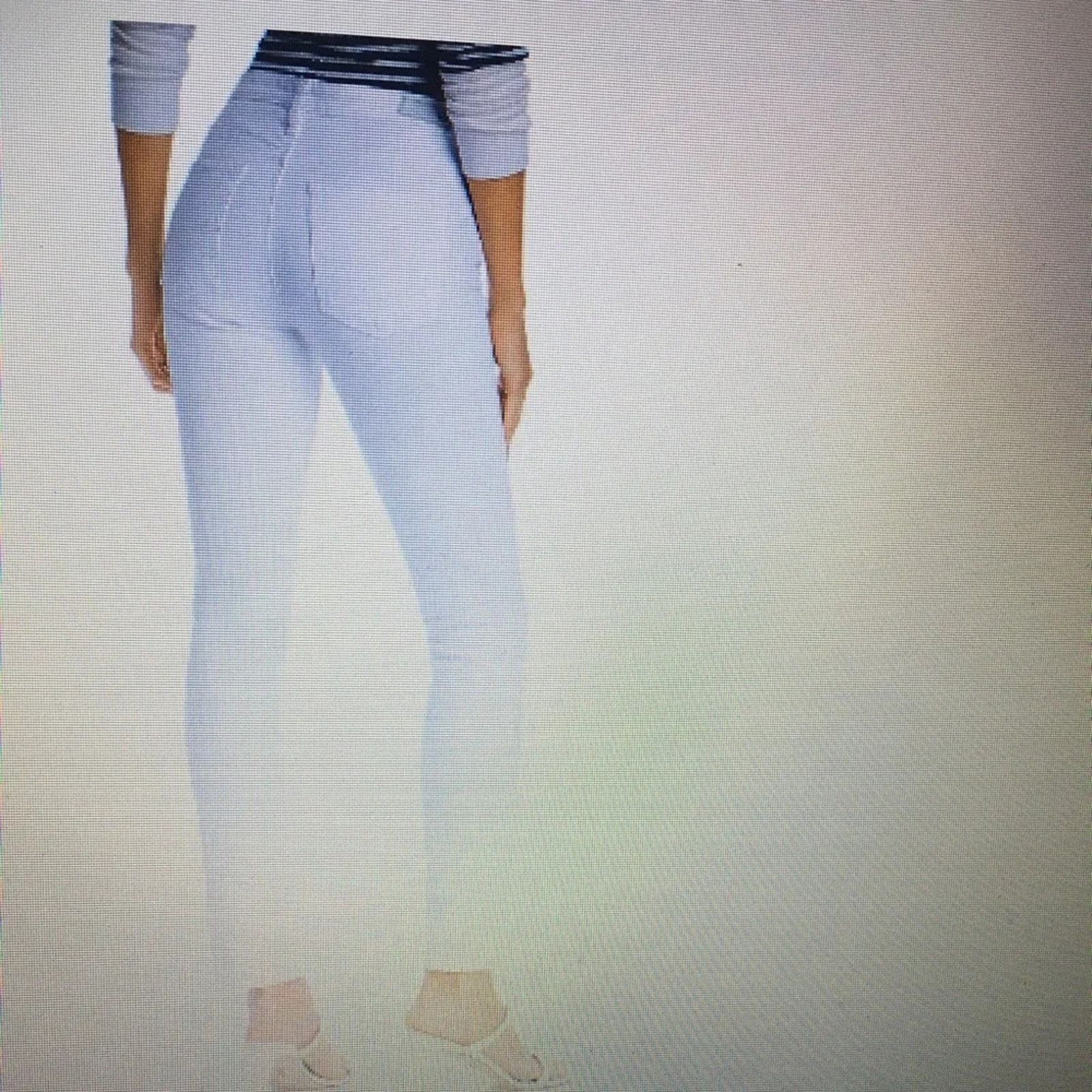 AG Adriano Goldschmied Adriano Goldschmied white stilt cigarette leg jeans size 28R Size 28" / US 6 / IT 42 - 2 Thumbnail