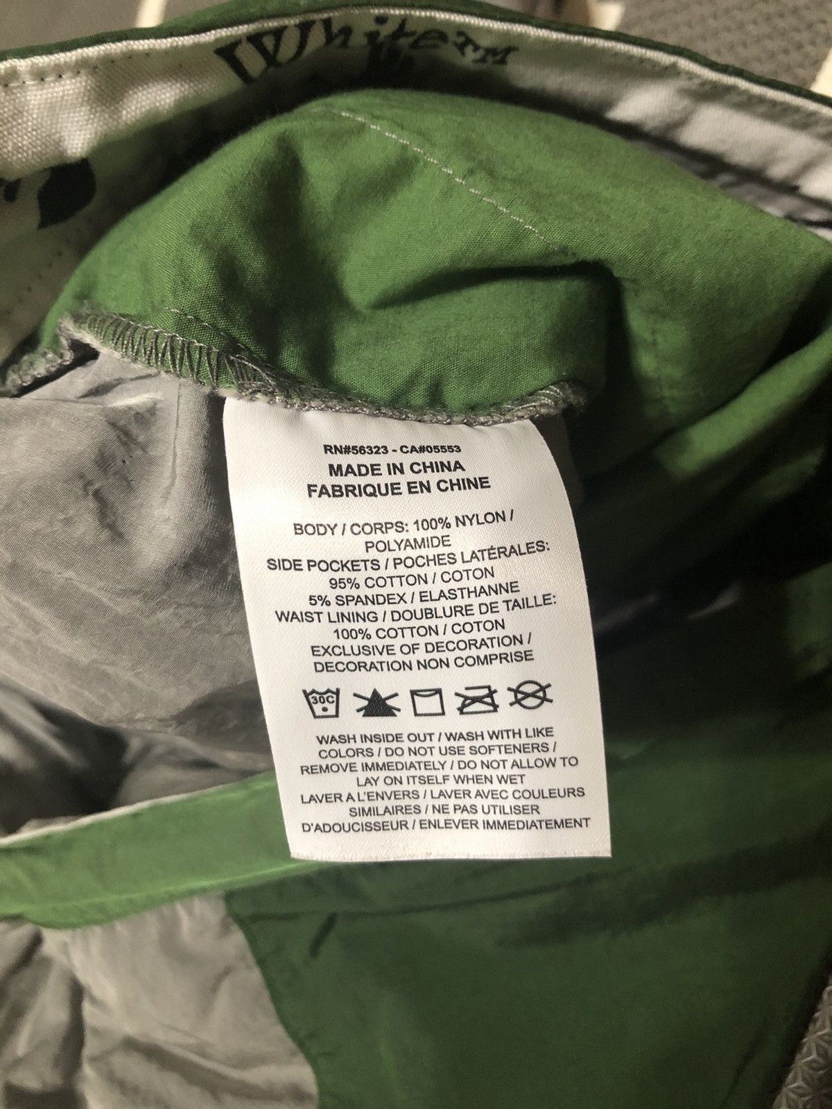 Jordan Brand × Off-White Off White x Jordan Shorts Green/Grey Size XL Size US 35 - 8 Thumbnail