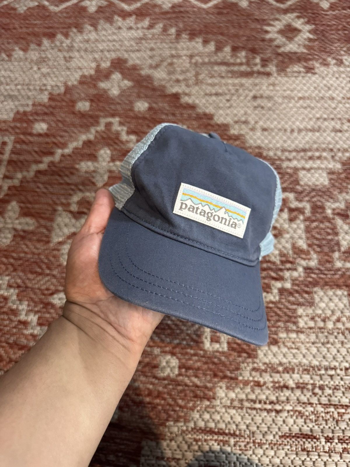 Patagonia Patagonia Mesh Trucker Hat Baby Blue Size ONE SIZE - 1 Thumbnail