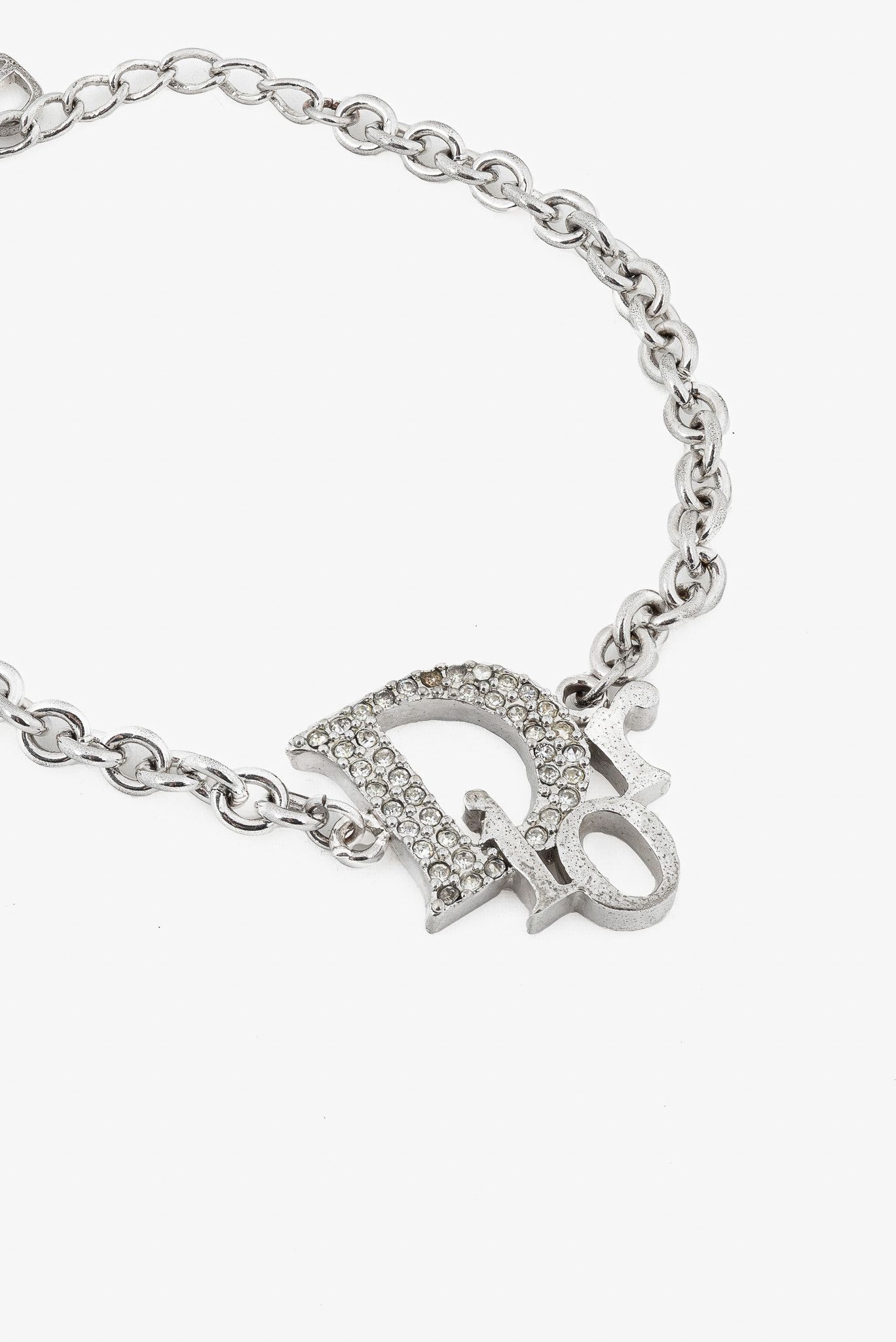 Dior Christian Dior Crystal-Embellished Chain Bracelet Size ONE SIZE - 2 Thumbnail