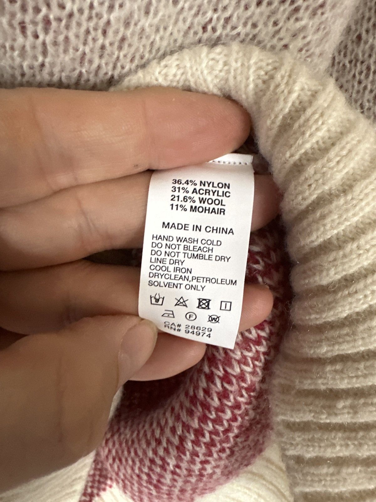 Stussy Stussy Dice Mohair Sweater S/L AW2021 Size US L / EU 52-54 / 3 - 5 Thumbnail