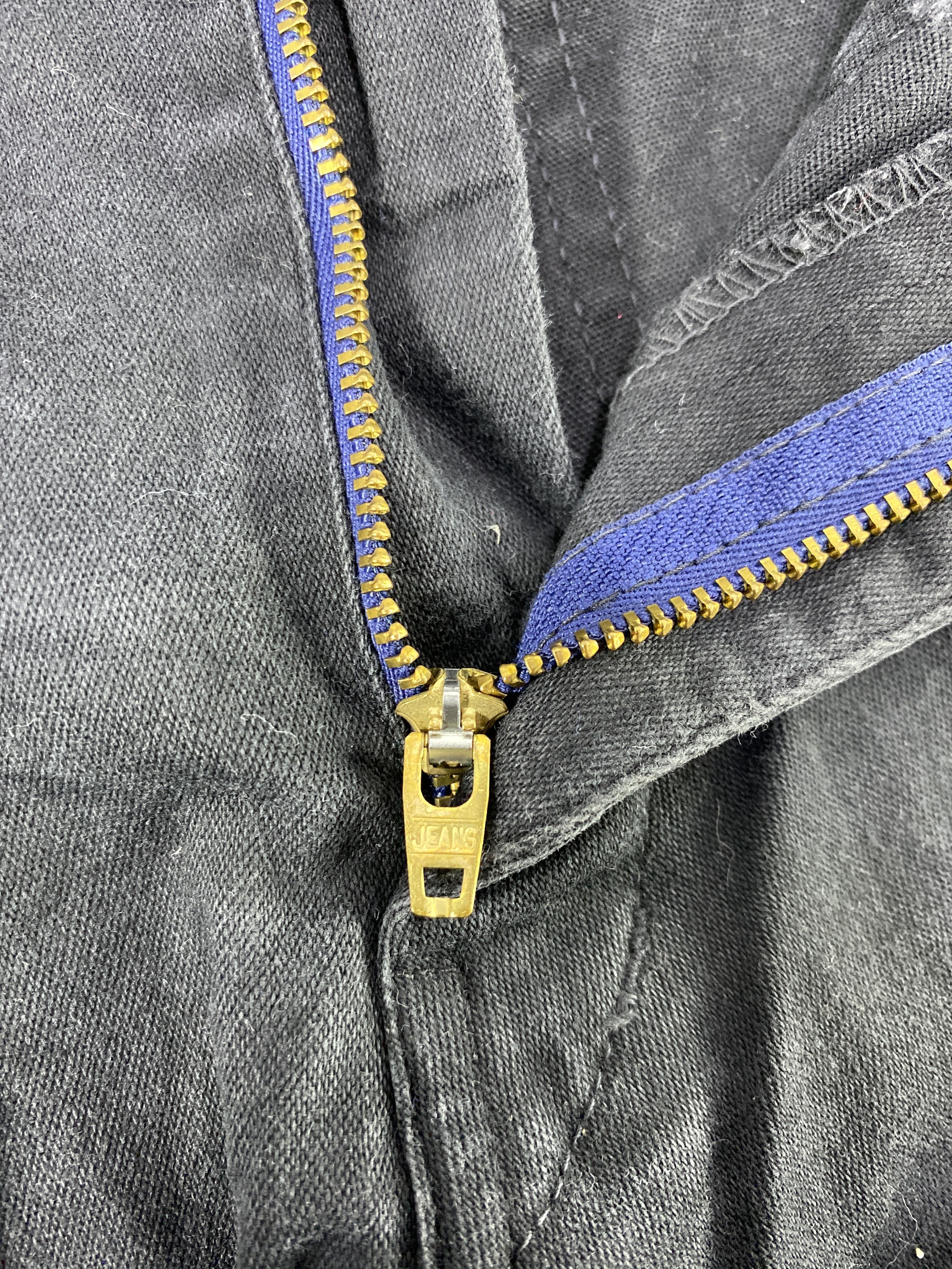 Japanese Brand Yankee Blueborn Bootcut Black Denim - J1129 Size US 28 / EU 44 - 8 Thumbnail