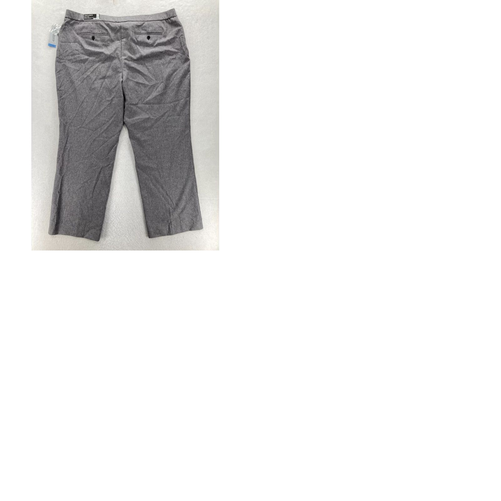 Apt. 9 Apt. 9 Women's Plus 24W Gray Stretch Fabric Trouser Leg Dress Pants High Rise Size 30" / US 8 / IT 44 - 9 Thumbnail