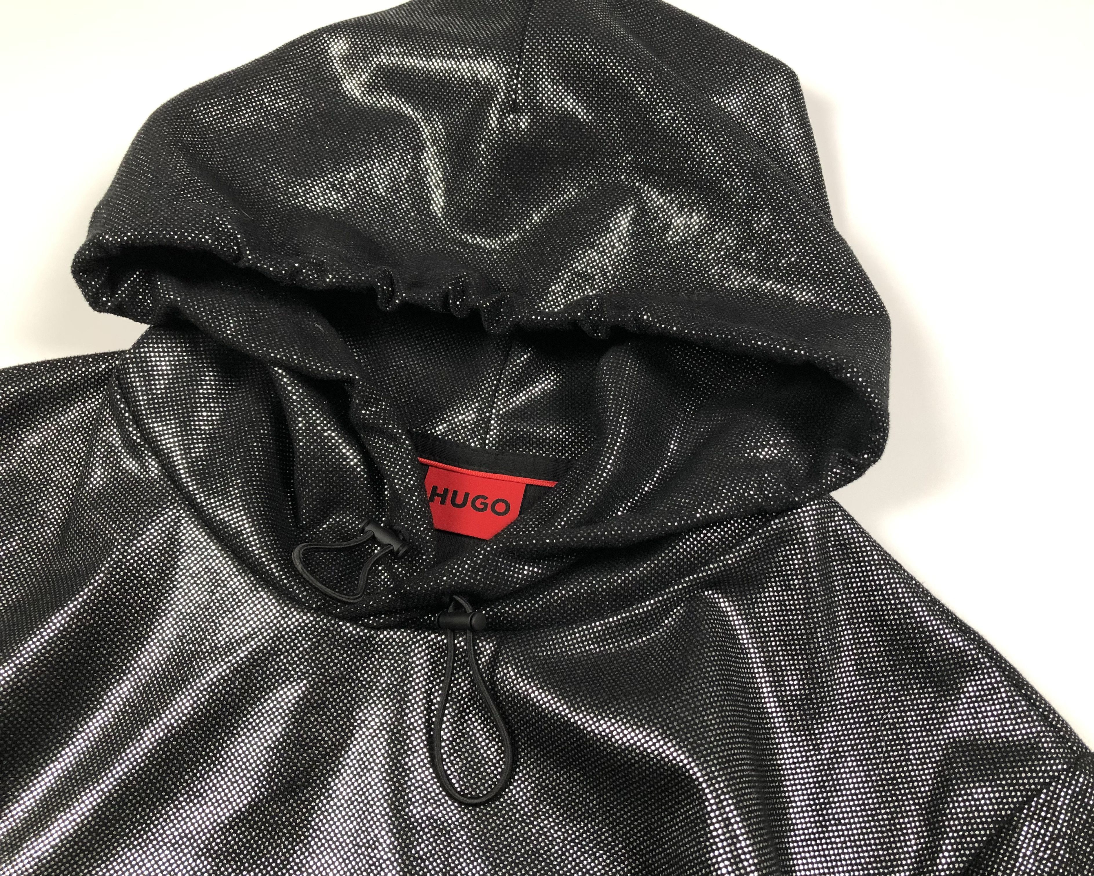 Hugo Boss Hugo Boss Descolar Shiny Hoodie Black Size US XL / EU 56 / 4 - 8 Thumbnail