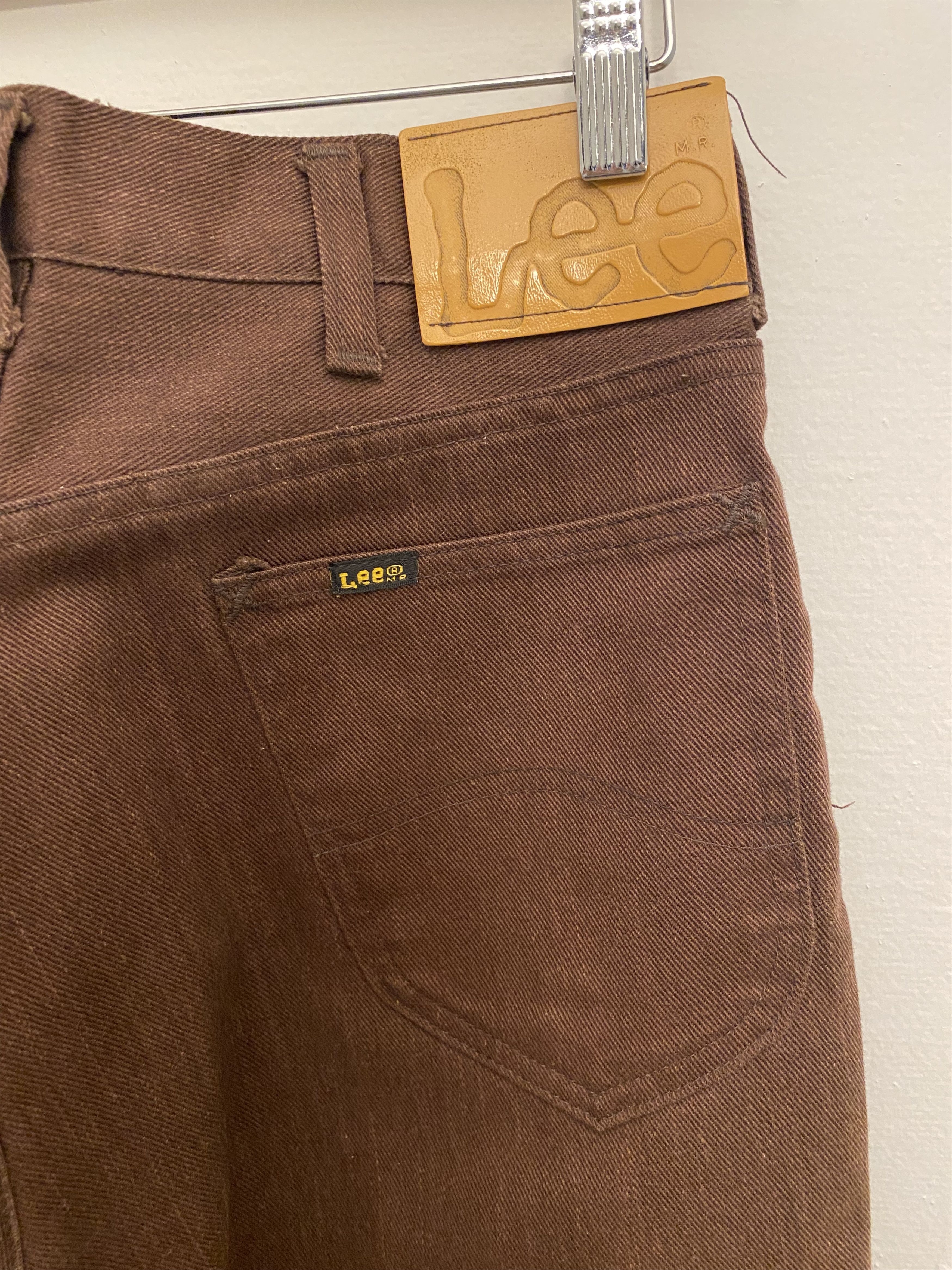 Lee Vintage Made in USA Lee Brown Flare Denim Bootcut Jeans Size US 28 / EU 44 - 4 Thumbnail