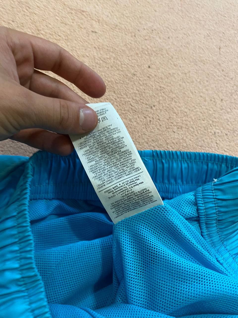 Nike Y2K shorts Nike logo blue Vintage Size US 34 / EU 50 - 3 Thumbnail