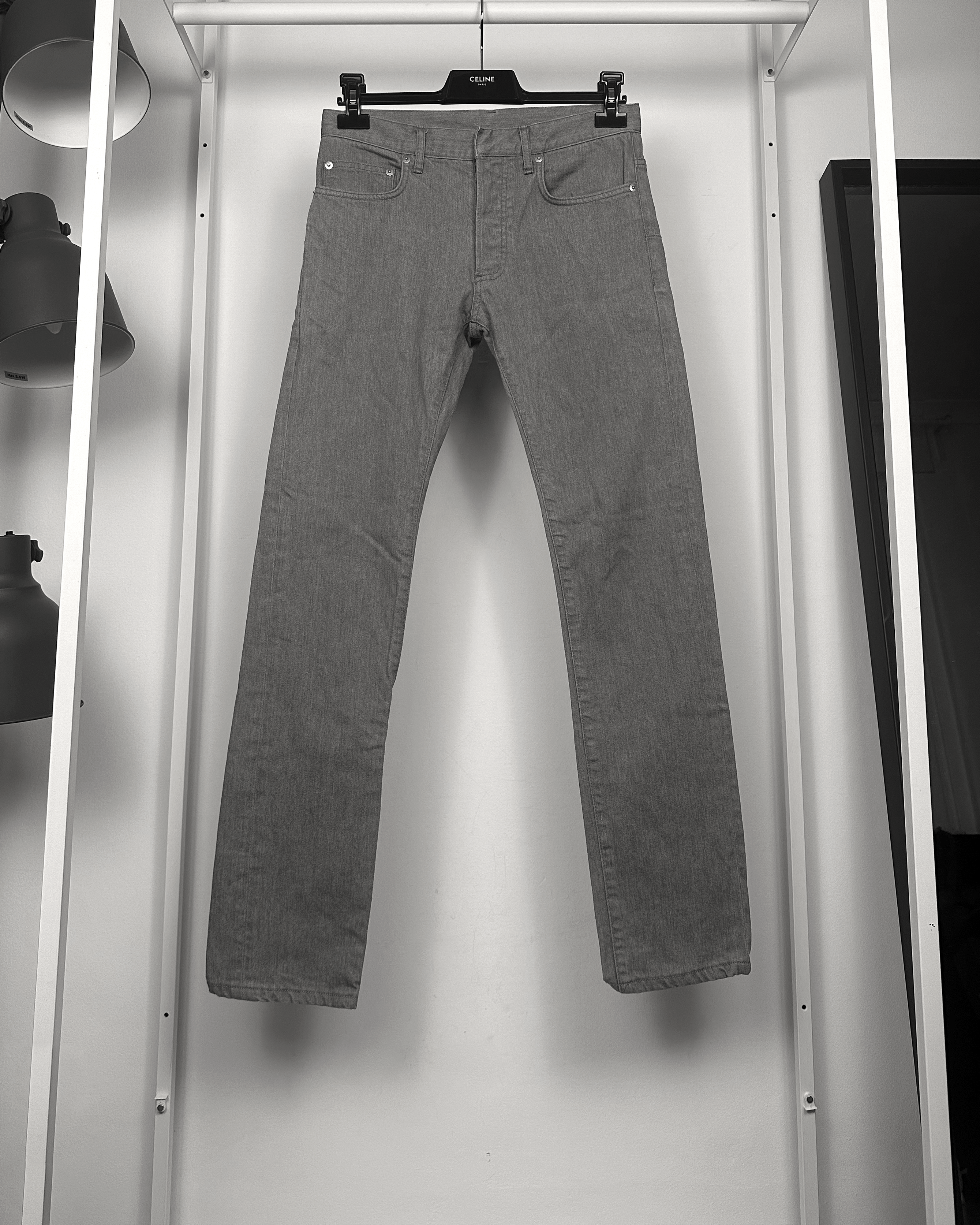 Dior Dior Homme Slim Grey Jeans Size US 30 / EU 46 - 1 Thumbnail