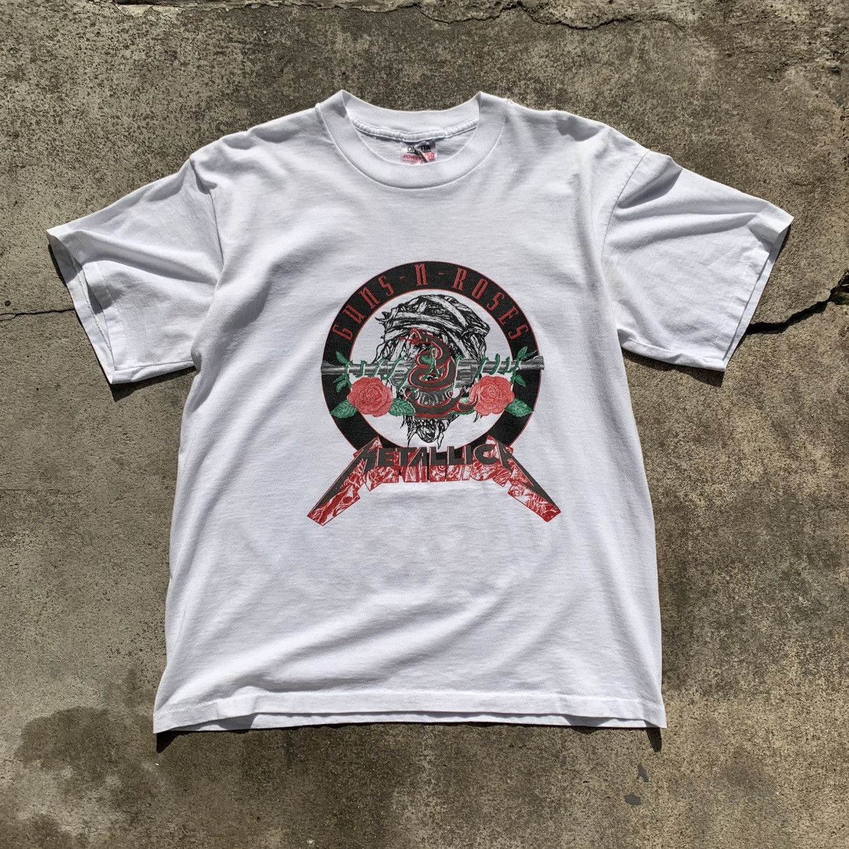 Band Tees (1992) Metallica Guns N Roses Faith No More Tour Size US XL / EU 56 / 4 - 2 Thumbnail
