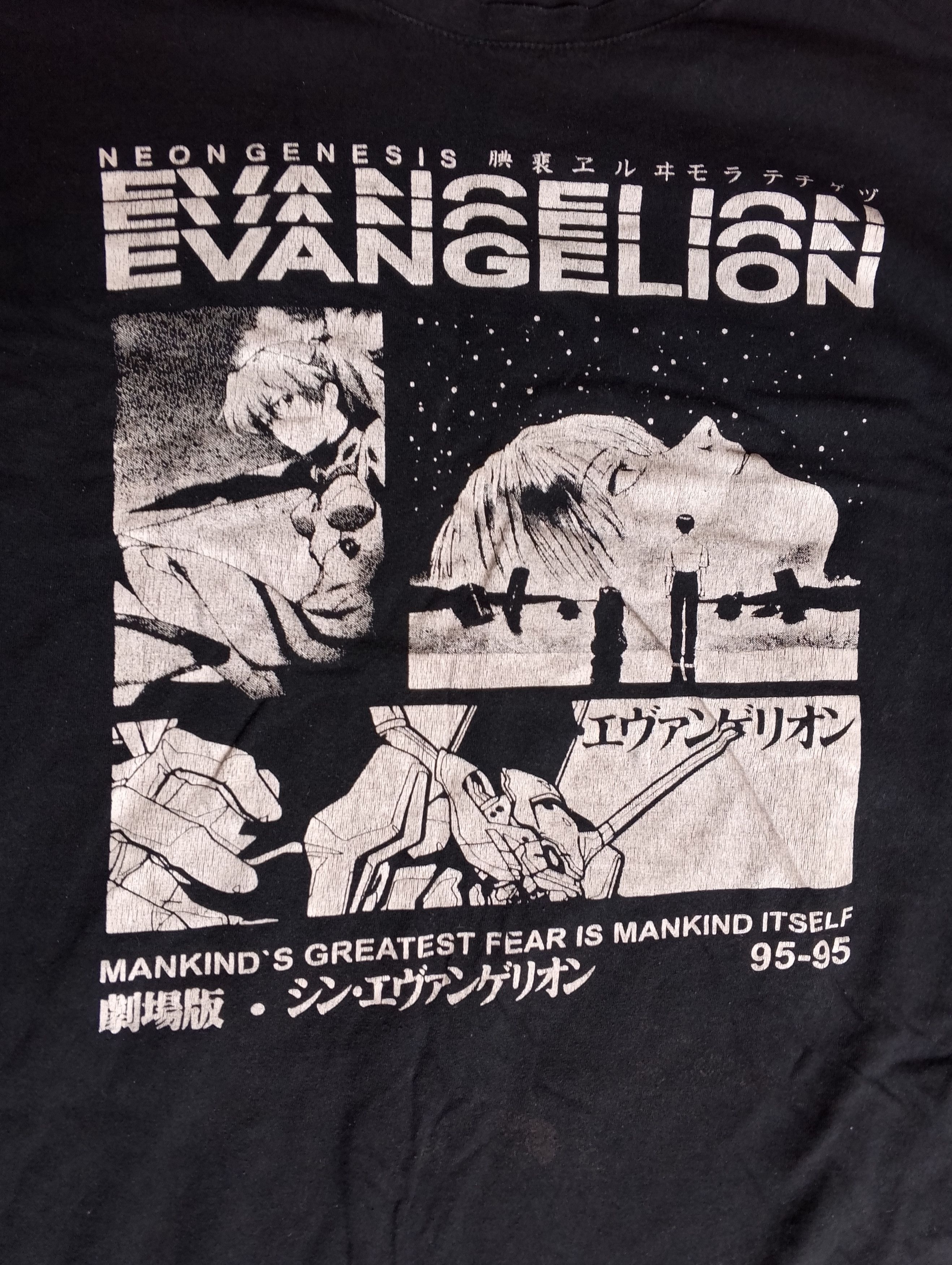 Japanese Brand Vintage Neon Genesis Evangelion anime tee Size US M / EU 48-50 / 2 - 3 Thumbnail