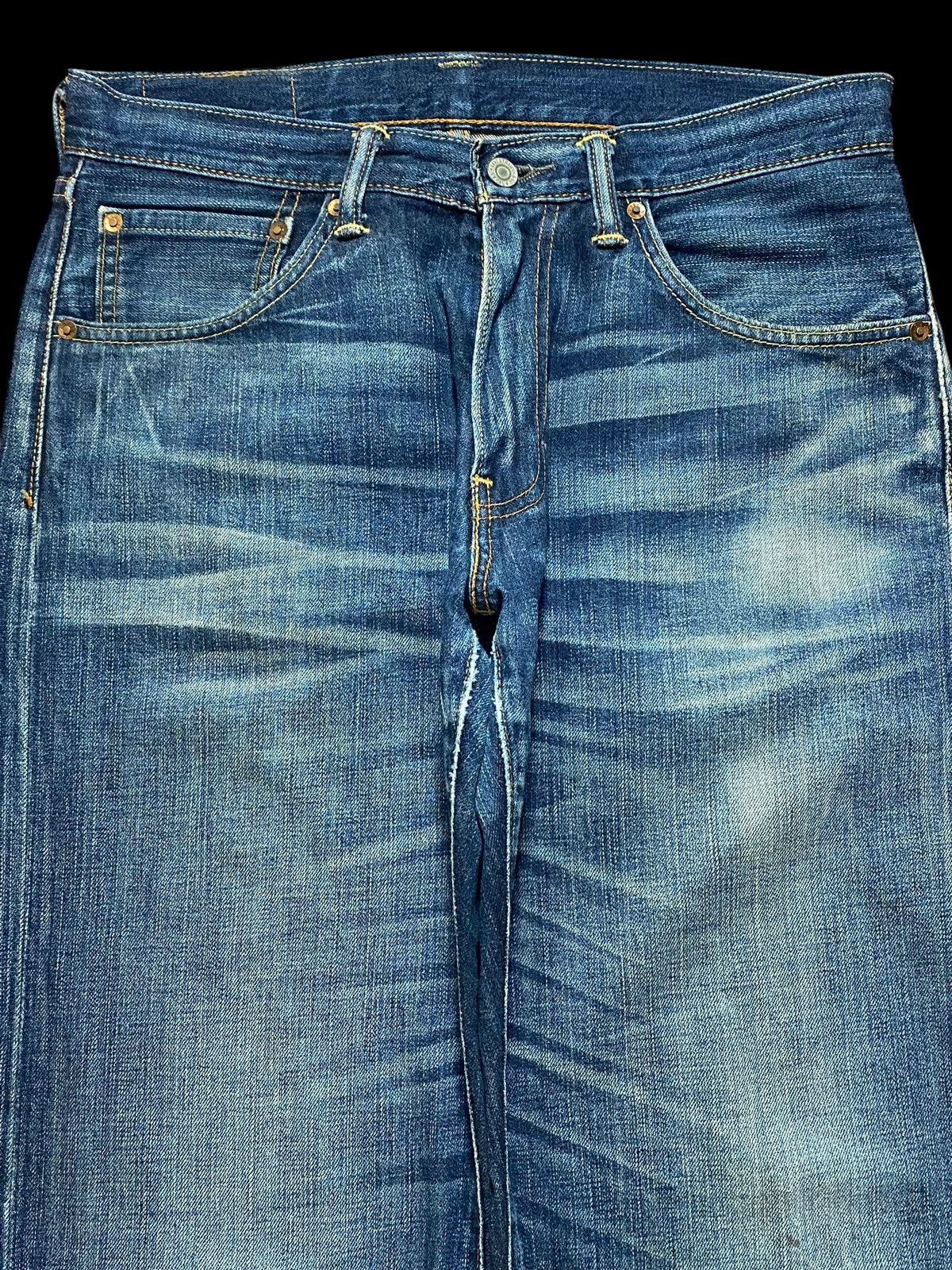 Levi's Vintage Clothing Vintage Levis 503 Blue Faded Whisker Loose Jeans Size US 32 / EU 48 - 3 Thumbnail