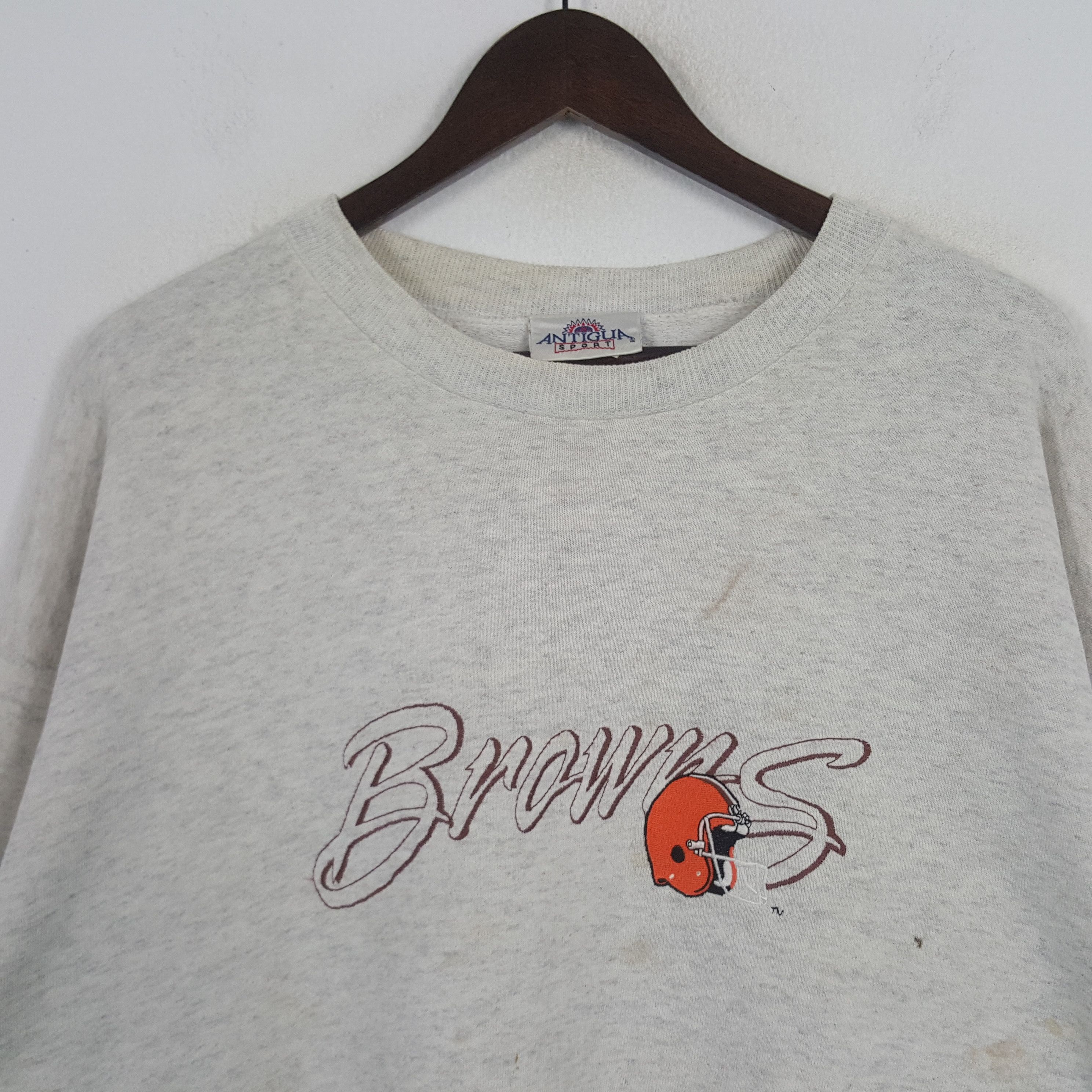 NFL × Vintage Vintage Browns NFL Sweatshirt Size US XL / EU 56 / 4 - 2 Thumbnail