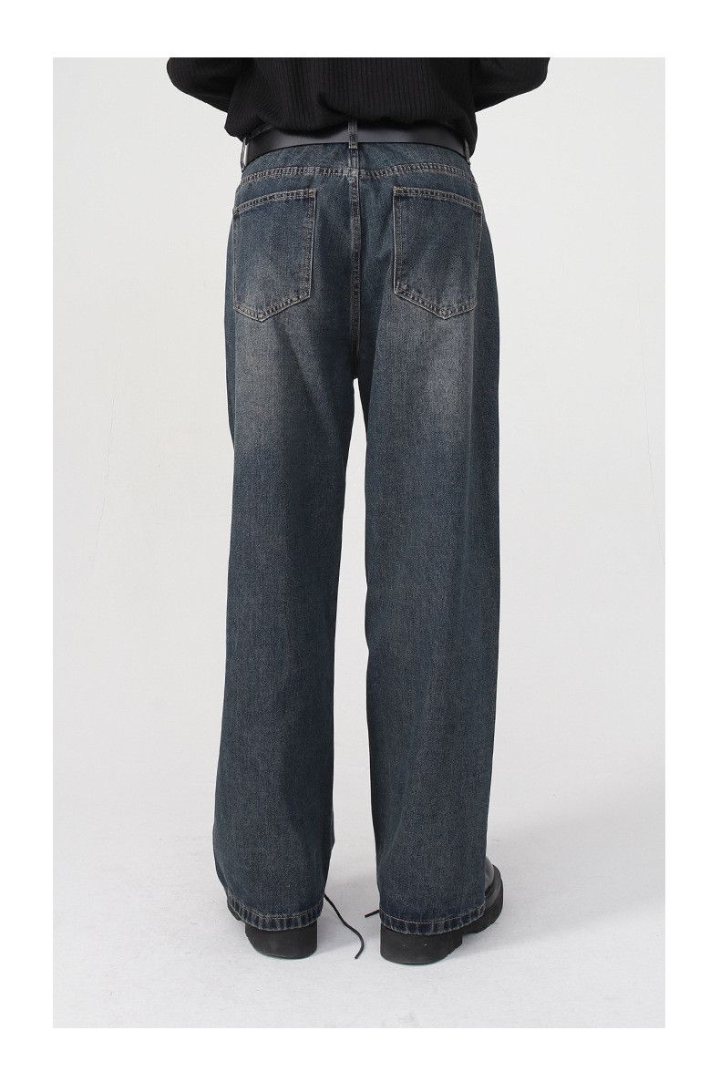 Japanese Brand Japanese loose trendy straight washed jeans Size US 32 / EU 48 - 5 Thumbnail