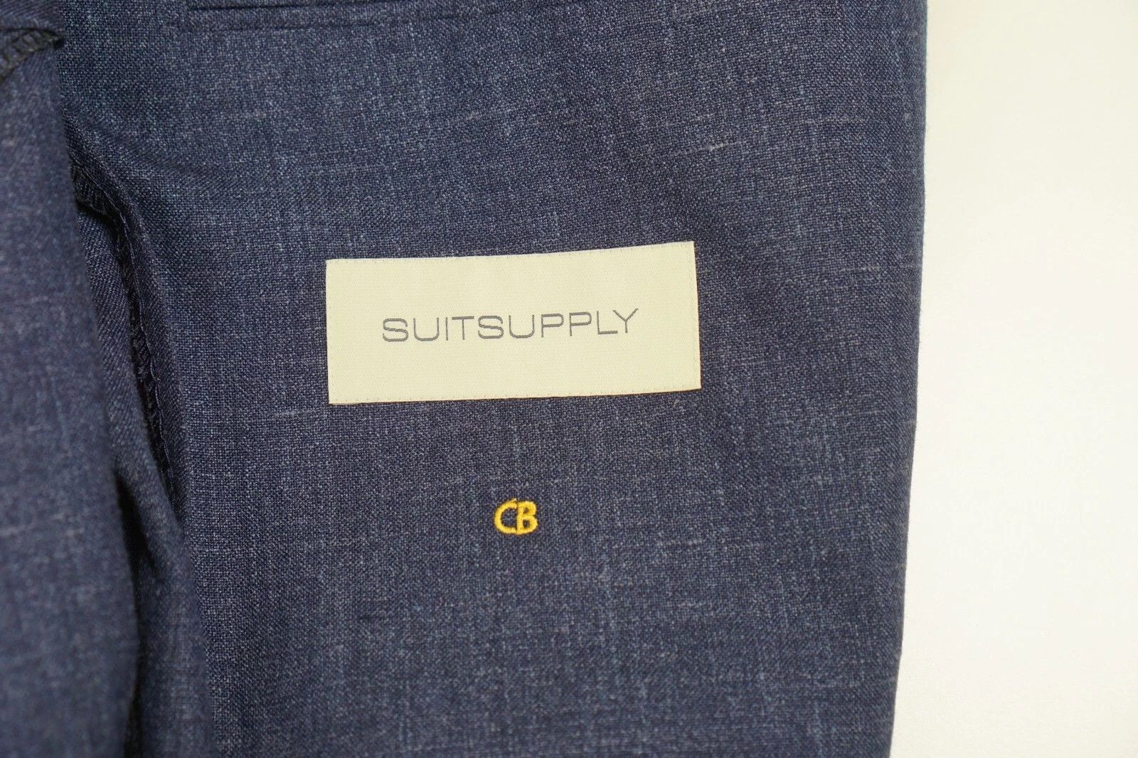 Suitsupply Men Suitsupply Blazer La Spalla Wool Silk Linen Blue US30 Size 34S - 5 Thumbnail