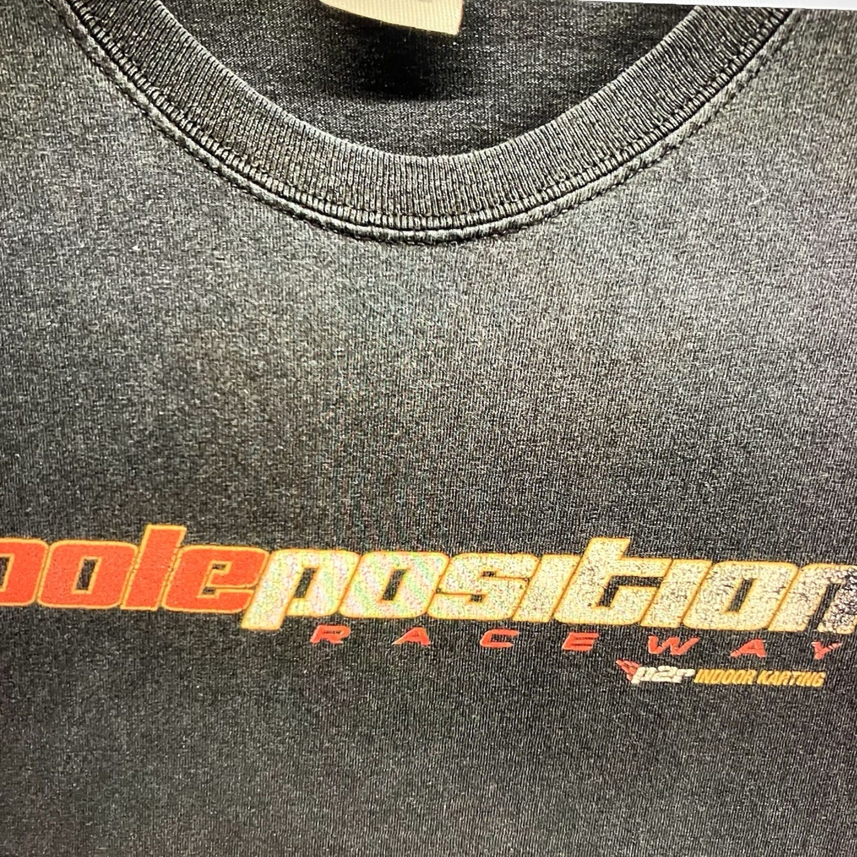 Gildan VINTAGE Gildan Men's T-Shirt 2XL Black Cotton Graphic Print Cars Karting 2000s Size US XXL / EU 58 / 5 - 6 Thumbnail