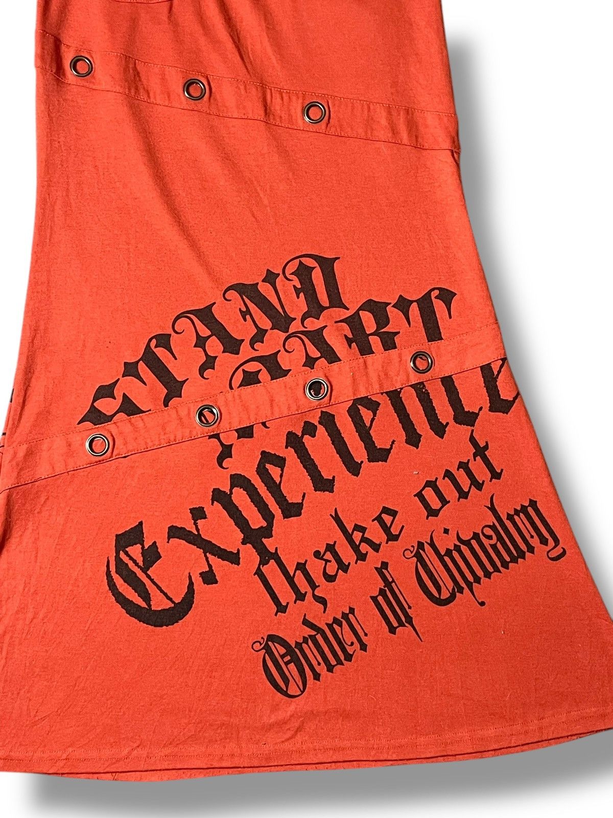 If Six Was Nine × Japanese Brand × Le Grande Bleu (L.G.B.) Lazy Daisy Gothic Skulls Design Skirts (42) Size 32" / US 10 / IT 46 - 7 Thumbnail