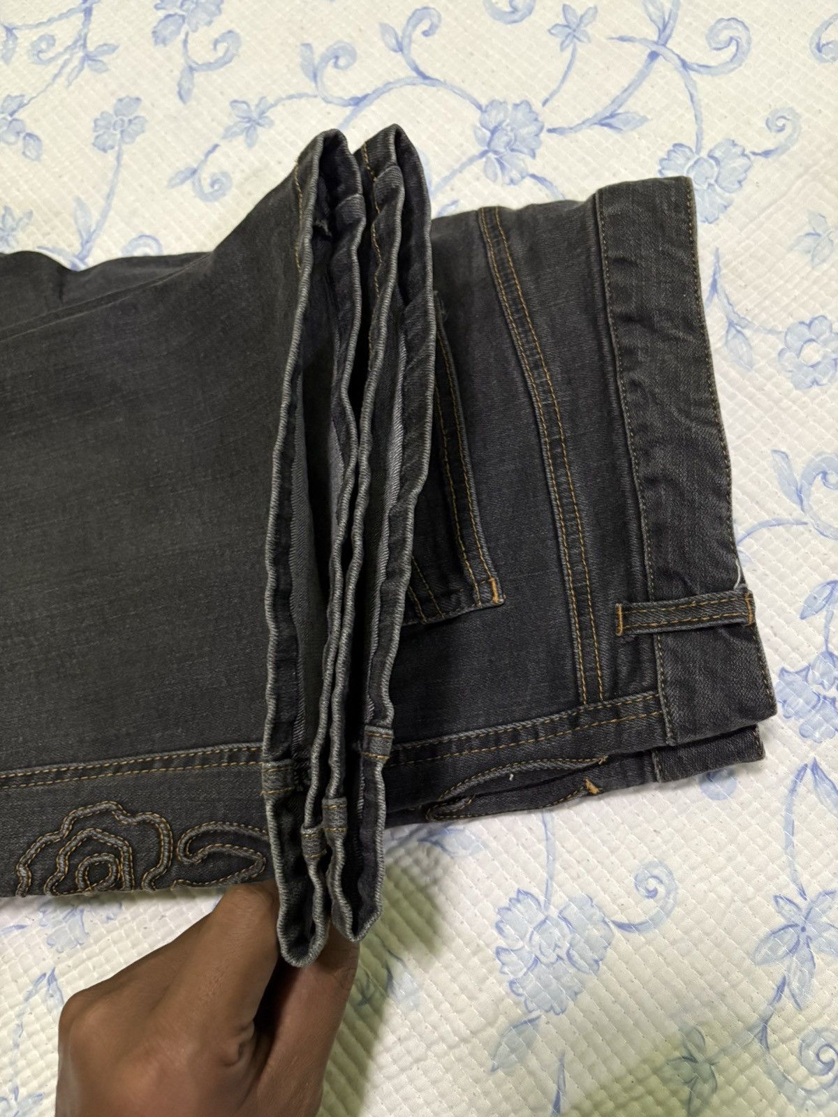 Japanese Brand Japanese Browdwin Flared Jeans Streetwear Denim Size US 37 - 17 Thumbnail