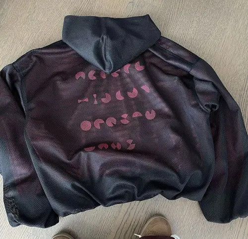 VIBE Double Layer Gothic Letters Mesh Hoodie Size US L / EU 52-54 / 3 - 1 Thumbnail