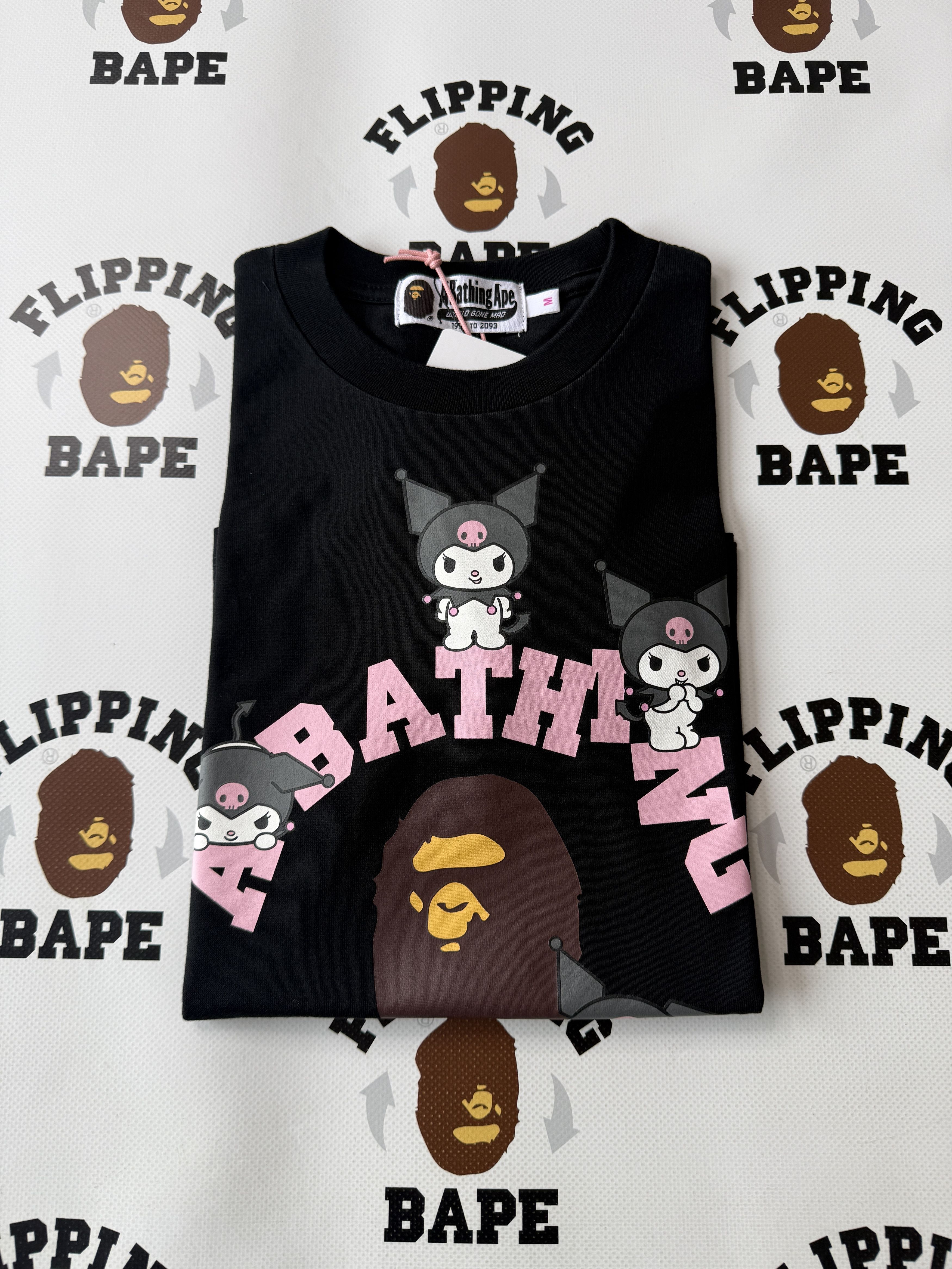 Bape BAPE X KUROMI COLLEGE MINI TEE LADIES Size M / US 6-8 / IT 42-44 - 9 Thumbnail