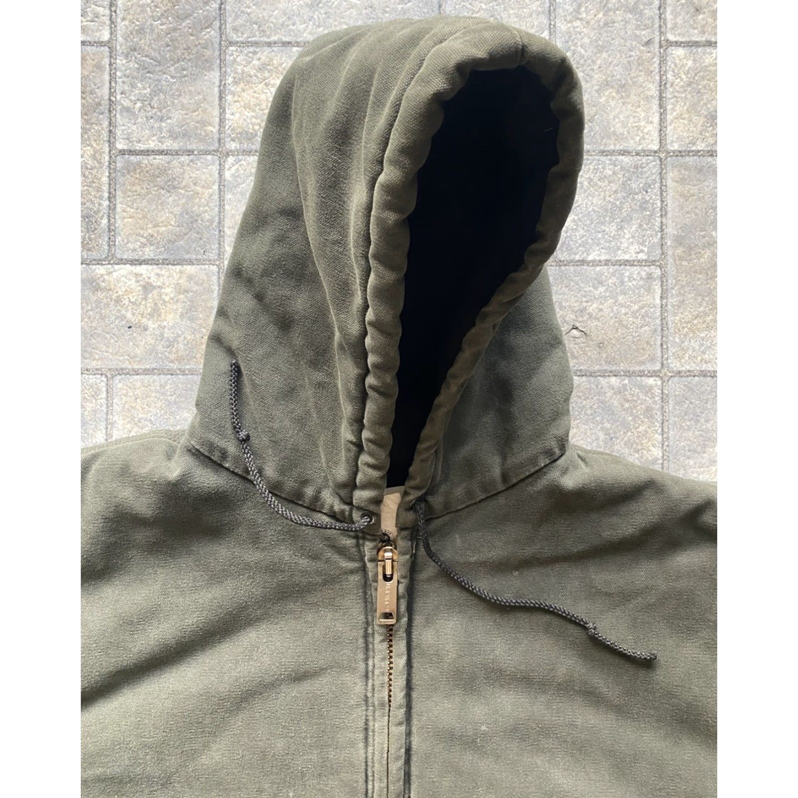 Carhartt VINTAGE Carhartt J68 MOS Jacket Coat Men’s 4XL Regular Green Hooded Flaws Wear Size US XXL / EU 58 / 5 - 5 Thumbnail