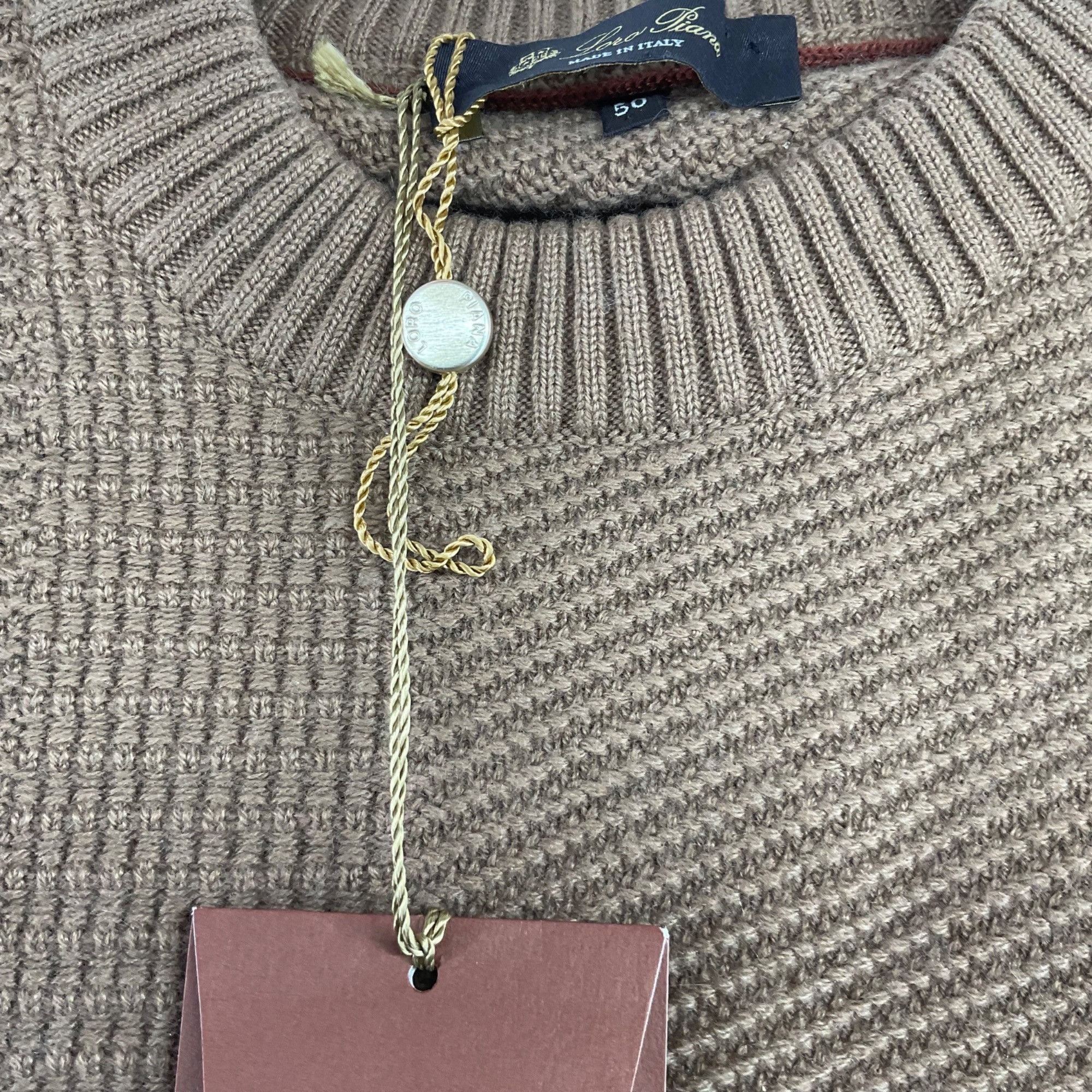 Loro Piana NWT Loro Piana brown women men Cashmere jumper sweater crew Size M / US 6-8 / IT 42-44 - 3 Thumbnail