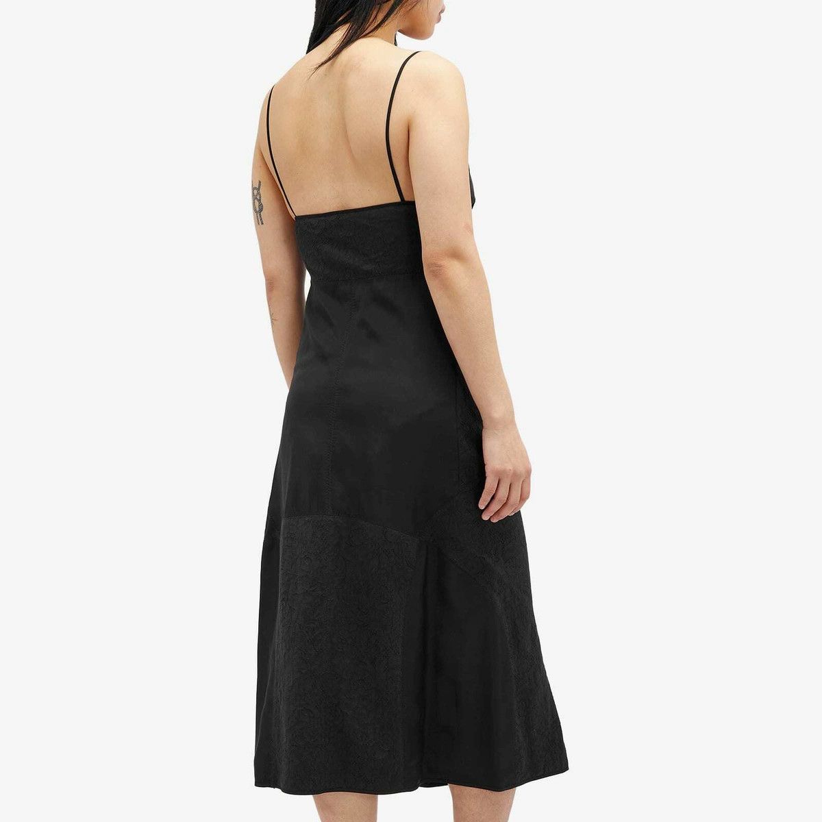 Jil Sander o1y0925 Midi Dress in Black Size M / US 6-8 / IT 42-44 - 3 Thumbnail