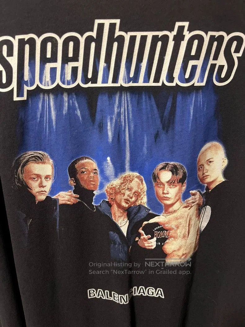 Balenciaga Balenciaga Speedhunters Blue Graphic Tee. Size US XS / EU 42 / 0 - 3 Thumbnail