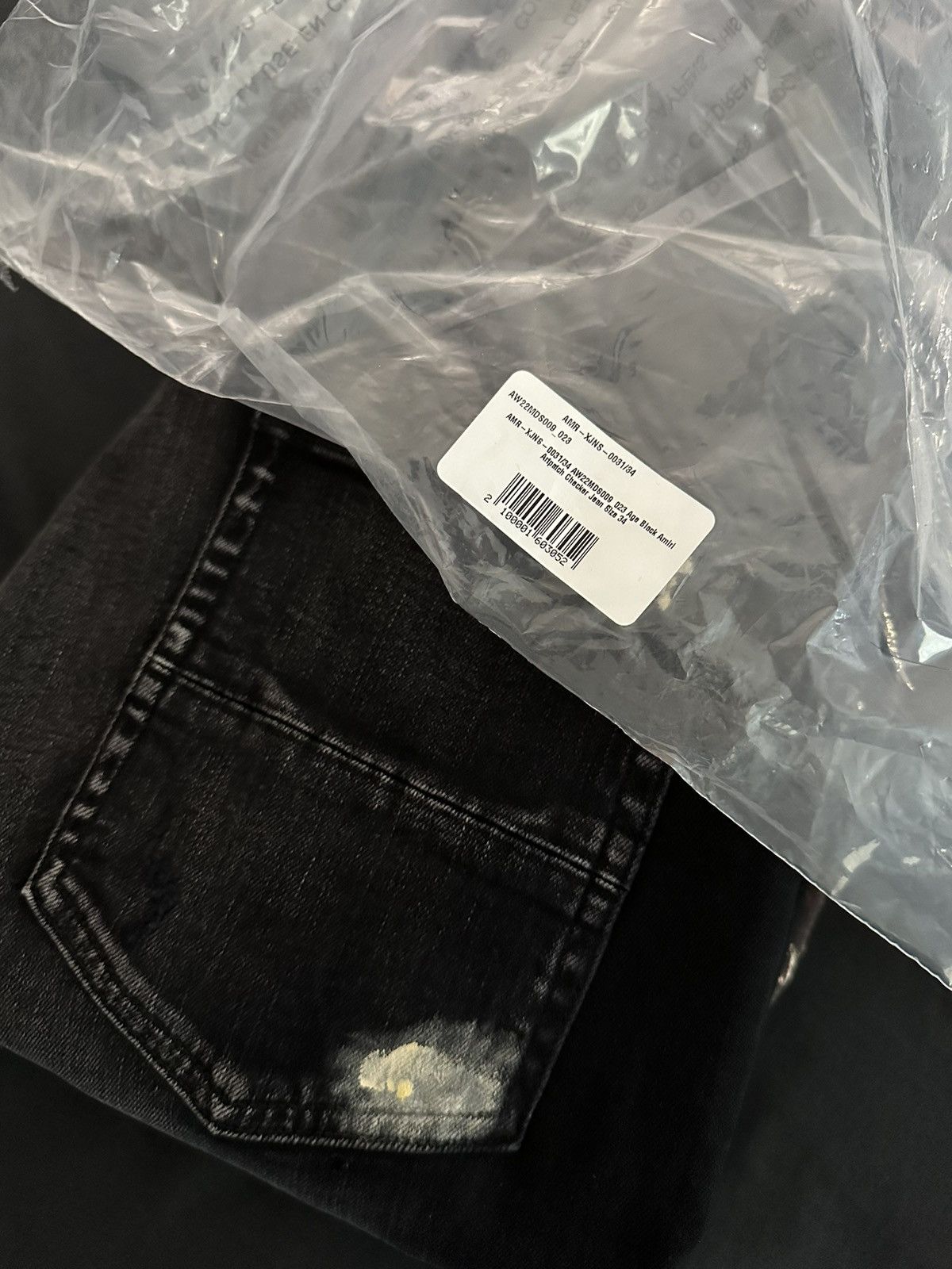 Amiri Amiri Paint Artpatch Checker Denim Jeans Size US 34 / EU 50 - 9 Thumbnail