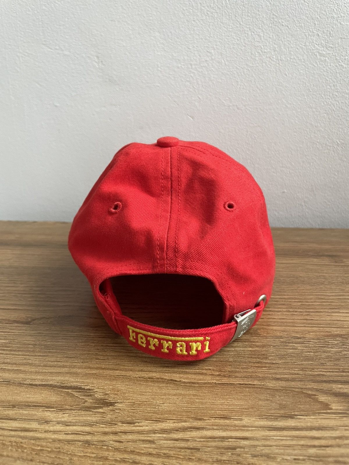 Ferrari Ferrari Vintage 90s 00s Big Logo Racing Cap Hats F1 Formula Size ONE SIZE - 4 Thumbnail