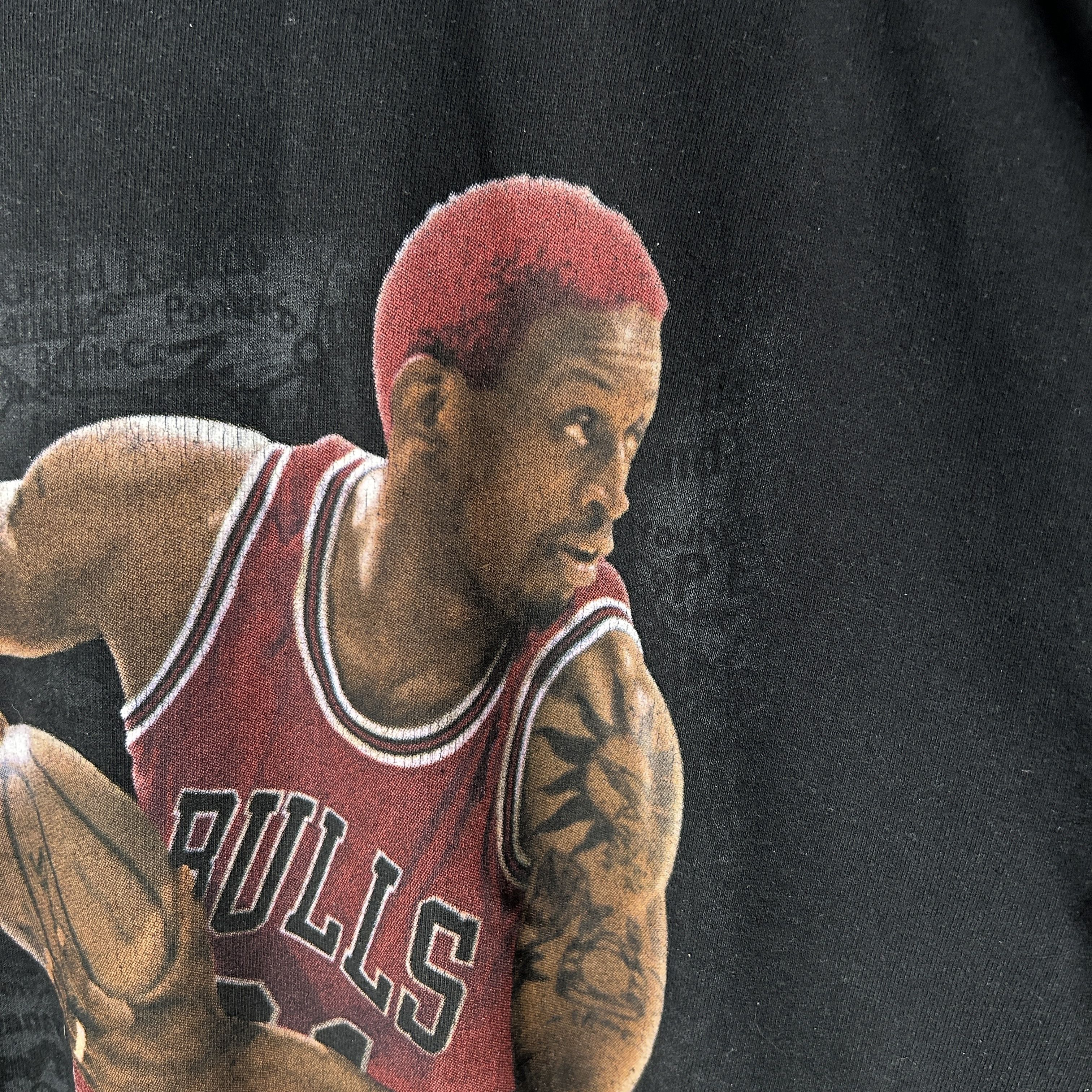 Pro Player Vintage Dennis Rodman Chicago Bulls 90’s NBA T-shirt Size US XL / EU 56 / 4 - 3 Thumbnail