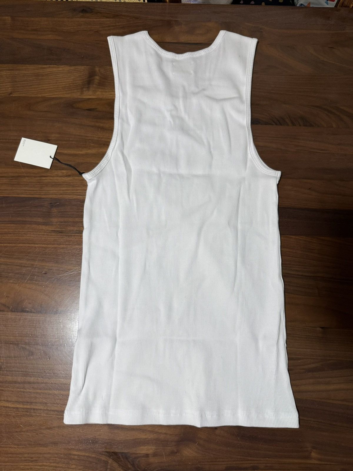 Aime Leon Dore Aime Leon Dore Embroidered Logo Tank Top Size XXL White Size US XXL / EU 58 / 5 - 7 Thumbnail