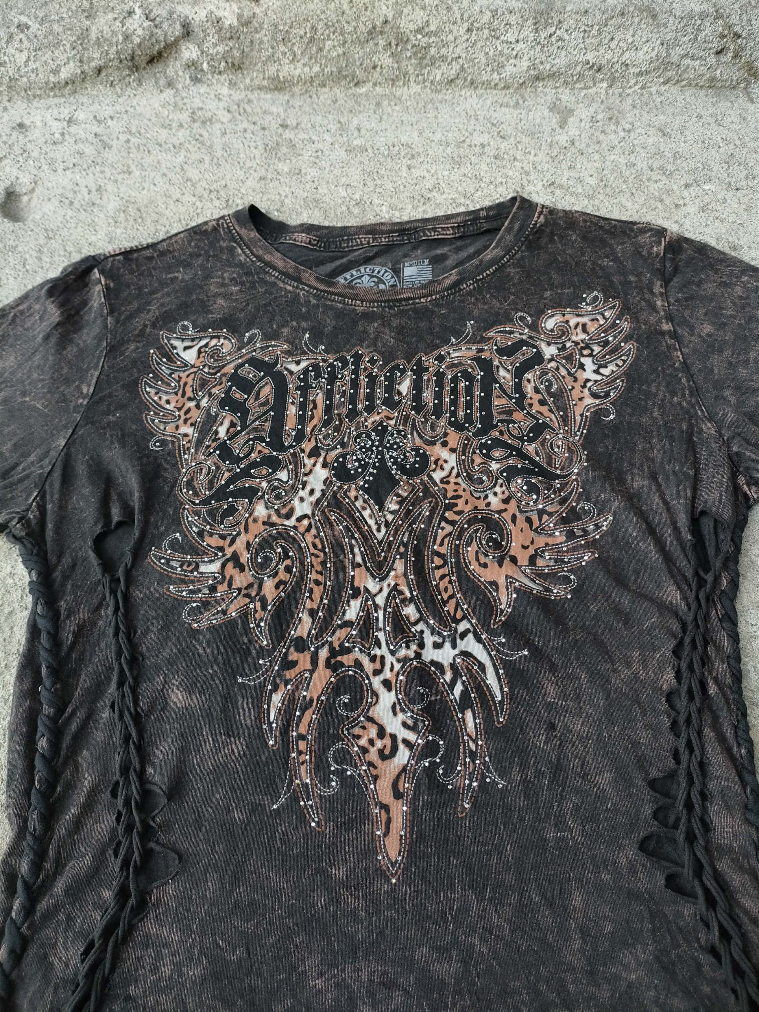 Affliction Rare Y2k Affliction Karabeth Shirt Size M / US 6-8 / IT 42-44 - 2 Thumbnail