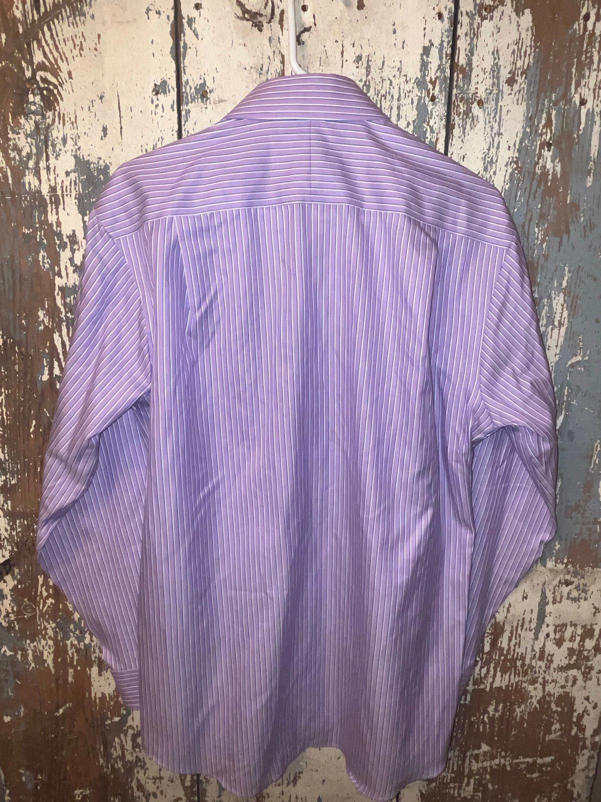 Jos. A. Bank Jos. A. Bank purple Non-iron Button down shirt, mens 16-34 Size 42R - 4 Thumbnail