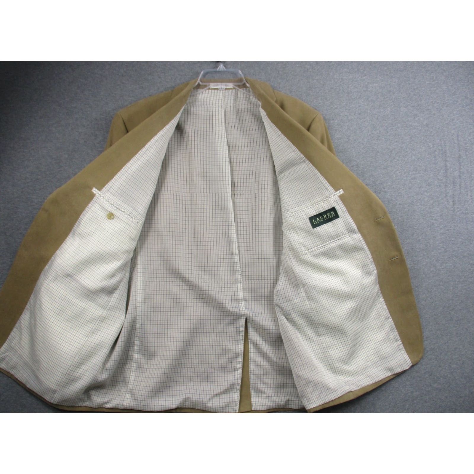 Ralph Lauren Lauren Ralph Lauren Sportscoat Blazer Beige Ivory 46 Regular Men Size 46R - 7 Thumbnail