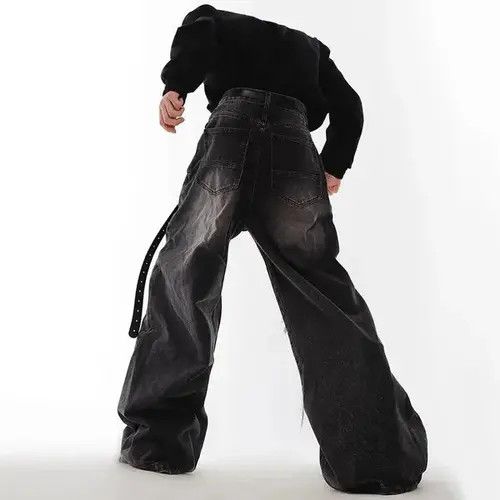 Designer × Japanese Brand × Vintage Damaged Jeans Niche Double Waist Size US 32 / EU 48 - 3 Thumbnail