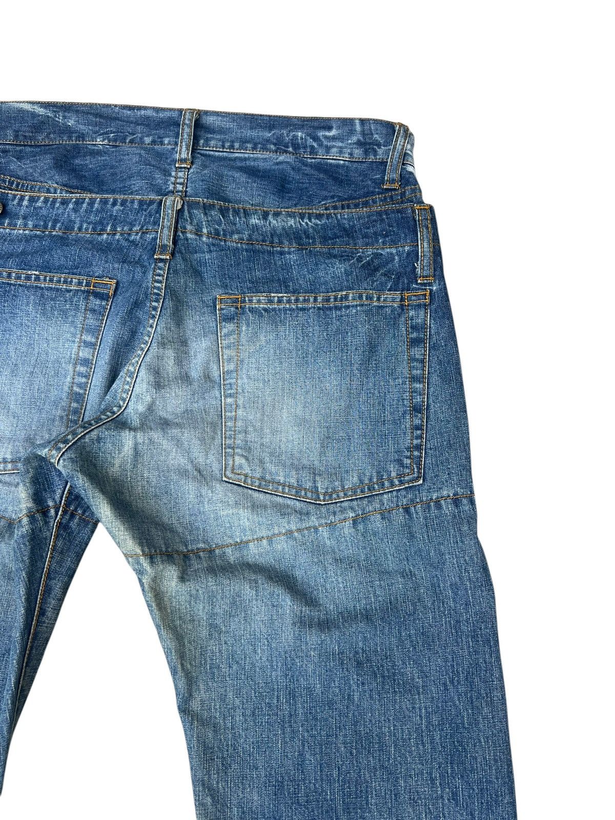 CABANE de ZUCCa Vintage Cabane de Zucca Faded Denim Double Waist Jeans Size US 30 / EU 46 - 15 Thumbnail
