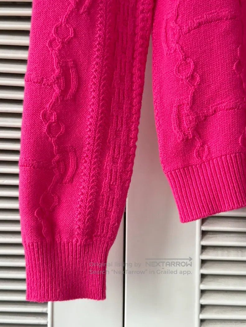 Hermes Hermes Rose red wool cashmere sweater, 80% wool + 20% cash Size XS / US 0-2 / IT 36-38 - 5 Thumbnail