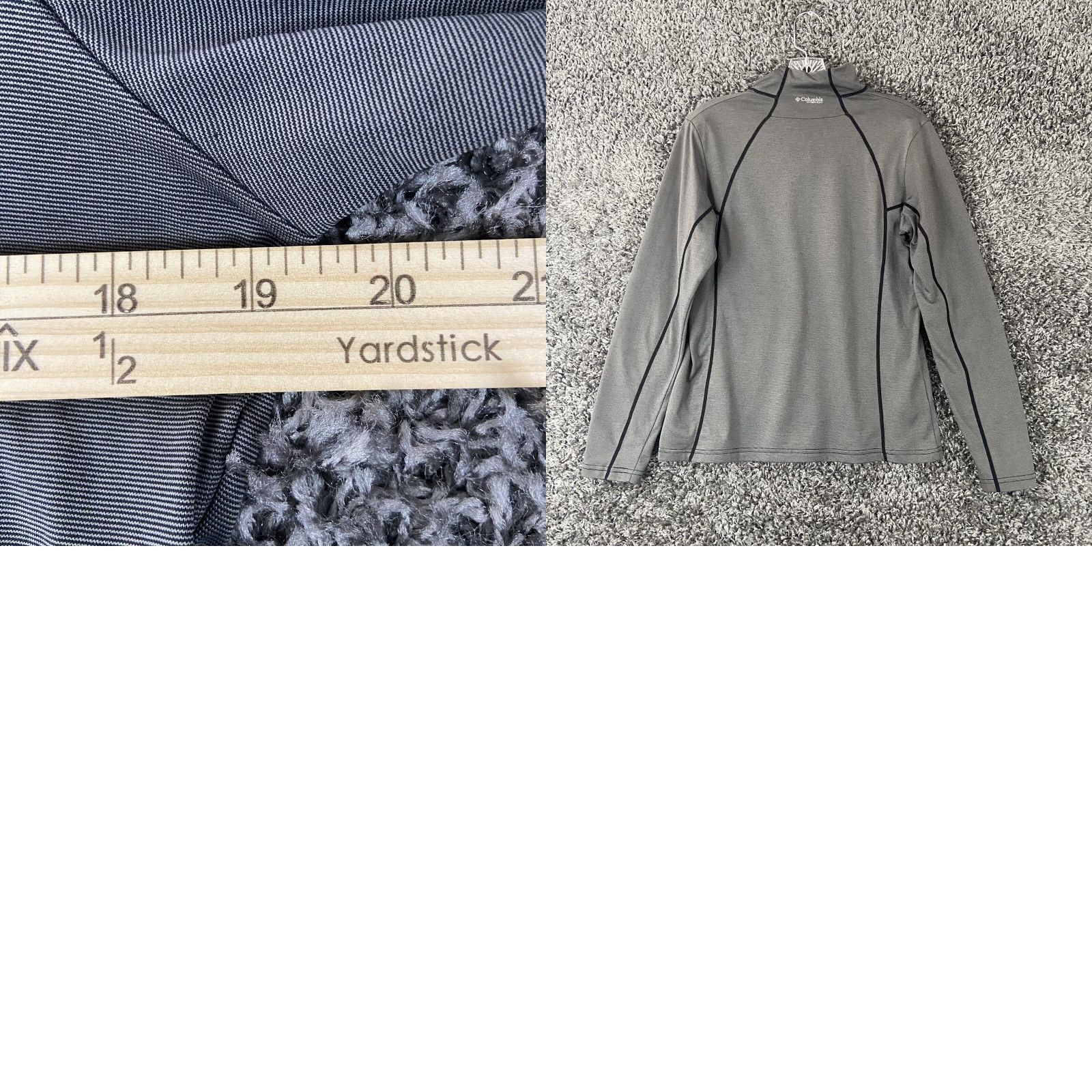 Vintage COLUMBIA Titanium Blue Women’s Small Long Sleeve Activewear Half Zip Hooded Shirt Size S / US 4 / IT 40 - 8 Thumbnail