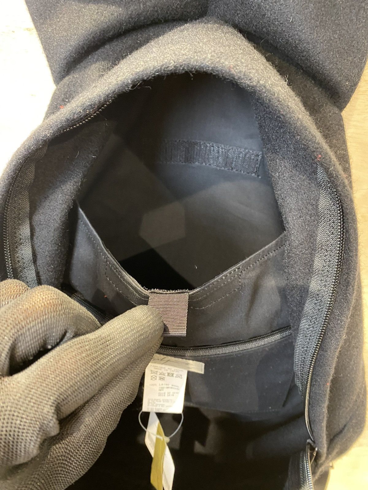 Yohji Yamamoto Yohji Yamamoto Hoodie Backpack Size ONE SIZE - 17 Thumbnail