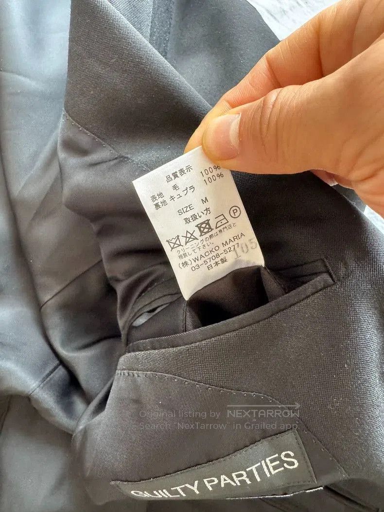 Wacko Maria WackoMaria DORMEUIL Gray Blazer Jacket Size US M / EU 48-50 / 2 - 6 Thumbnail
