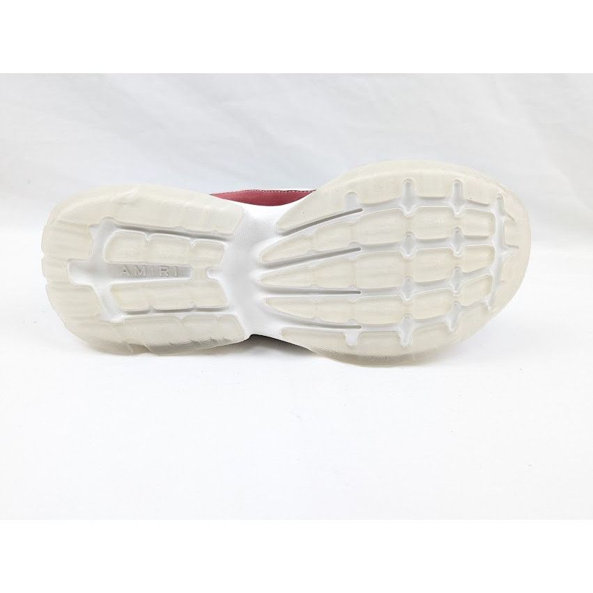 Amiri o1rshd1 Q:2 / Bone Runner Low-Top Sneakers in Deep Red Size US 10 / EU 43 - 7 Thumbnail