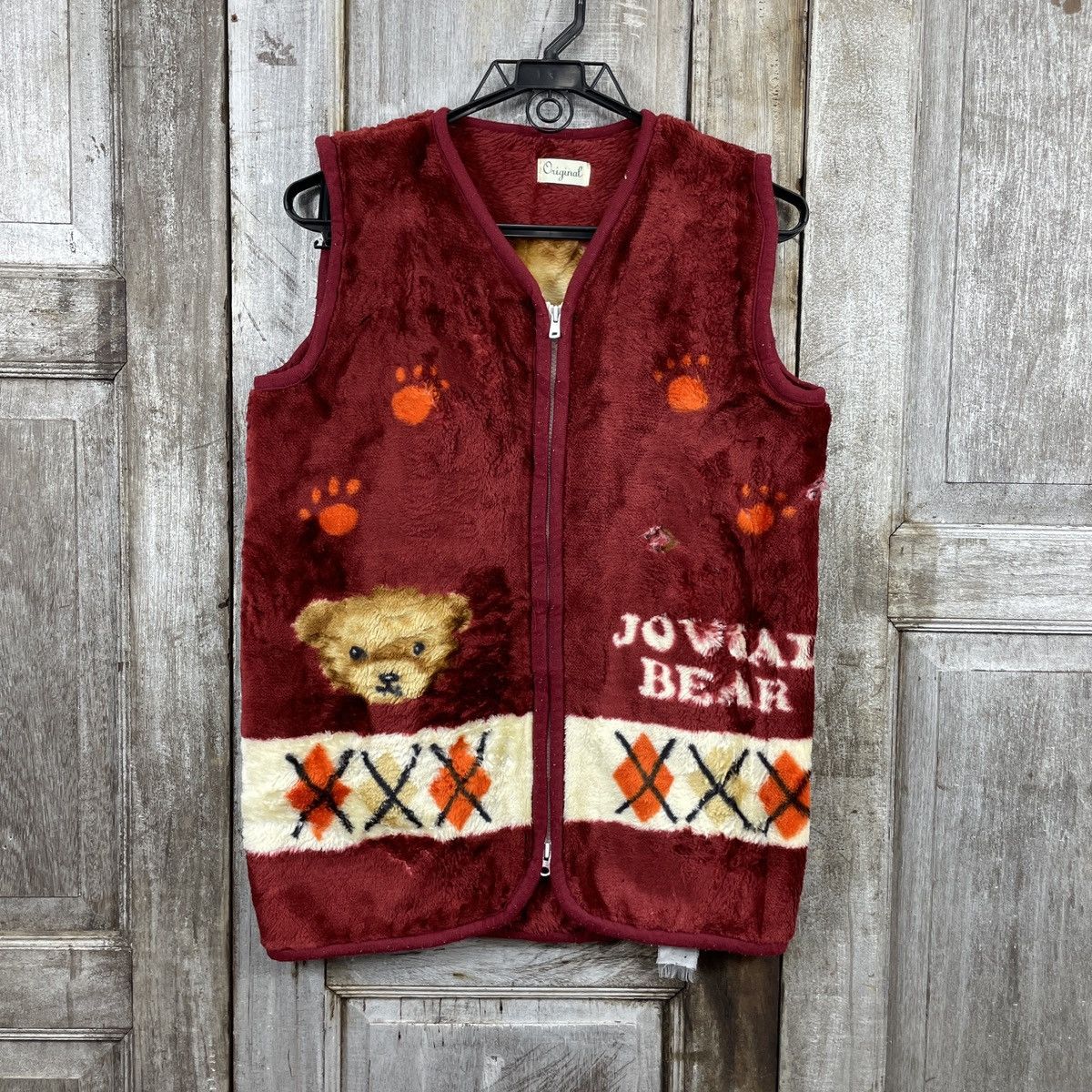 Cartoon Network × Japanese Brand × Vintage Vintage Jovial Bear Fleece Zipper Vests Size US M / EU 48-50 / 2 - 2 Thumbnail