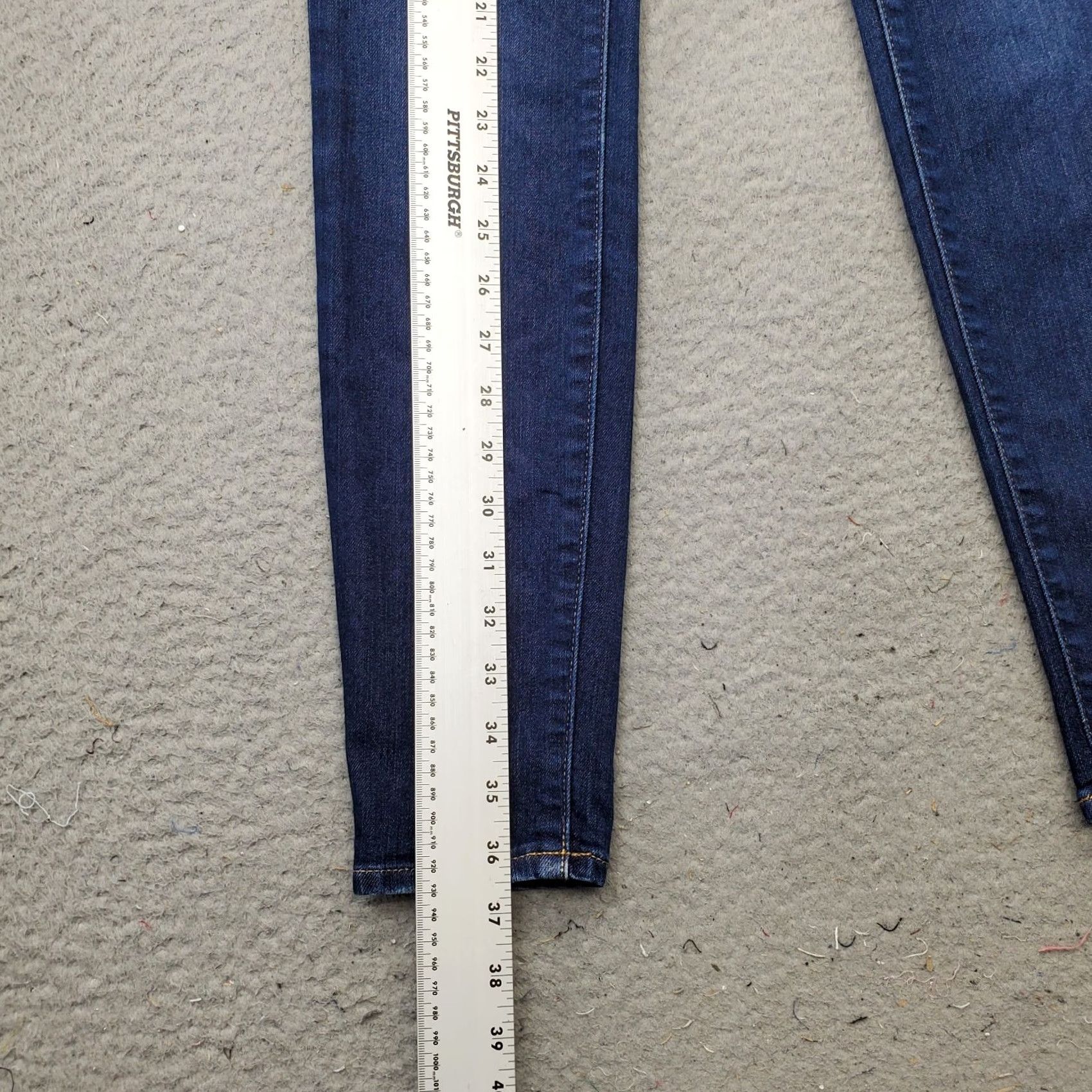 Athleta Athleta Jeans Womens Size 2 Blue Denim Medium Wash 5-Pocket Design Skinny Leg Size 26" / US 2 / IT 38 - 3 Thumbnail