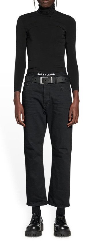 Balenciaga o1mt1gz1224 Slim Fit Pants in Black Size US 29 - 5 Thumbnail