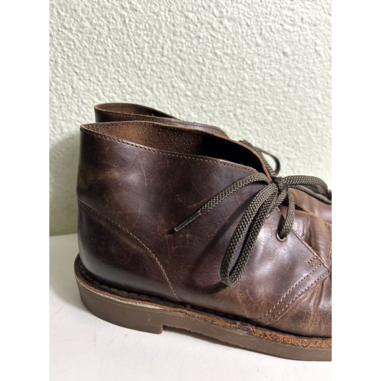 Clarks Clarks Bushacre 15522 Brown Leather Chukka Boots Men Size 7.5 M Size US 8 / EU 41 - 2 Thumbnail